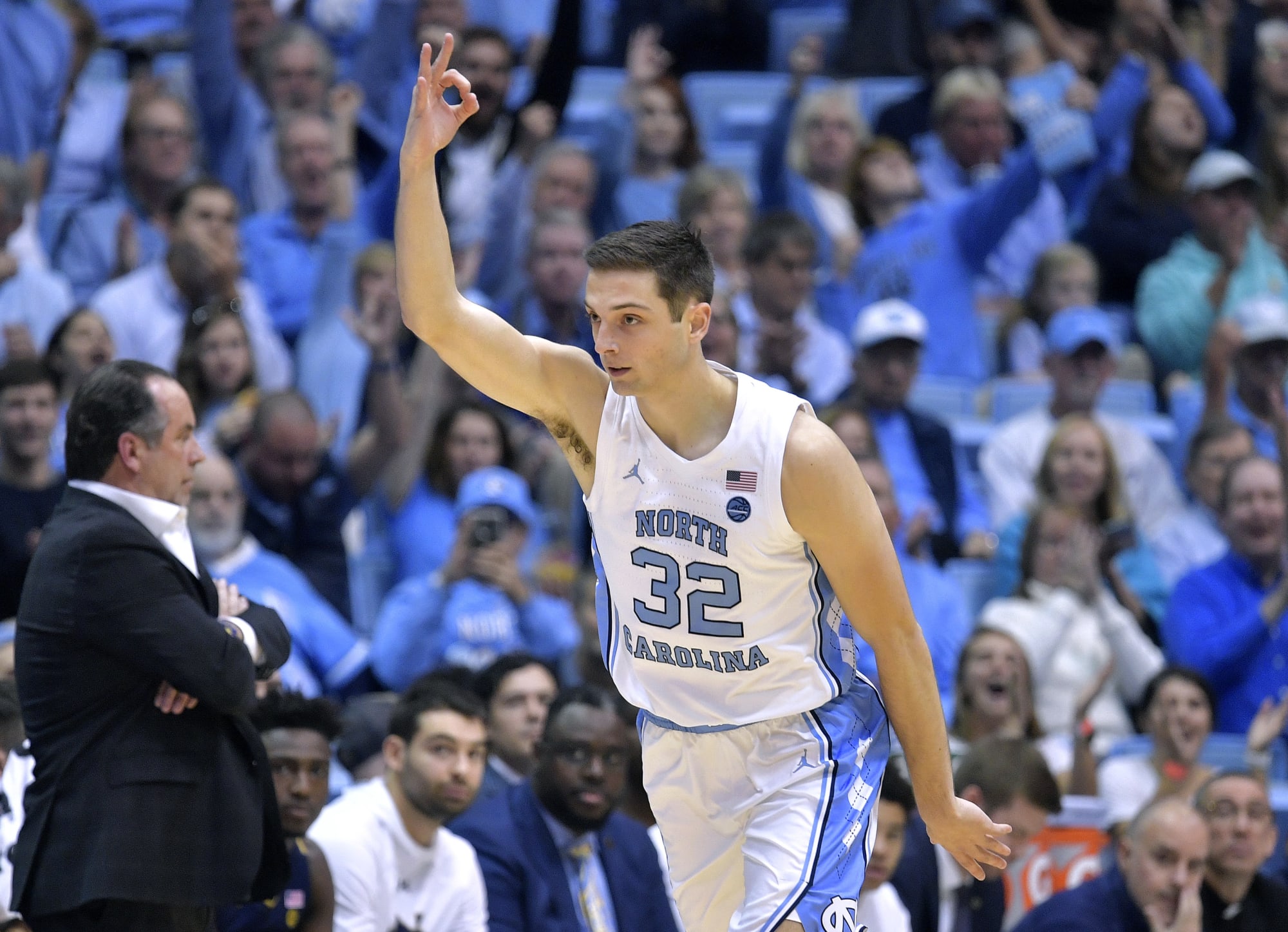 UNC Basketball 201920 Player Review Justin Pierce