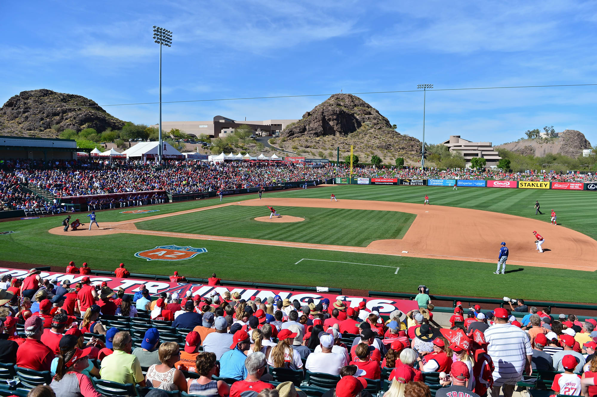 Los Angeles Angels Spring Training Four fringe players for a roster spot