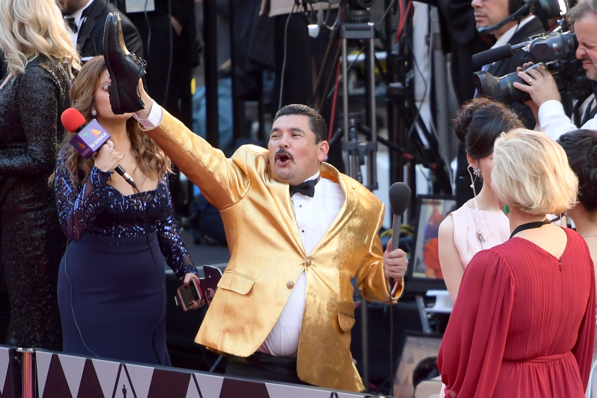 Jimmy Kimmel Live's Guillermo returned to the Oscars with more tequilla