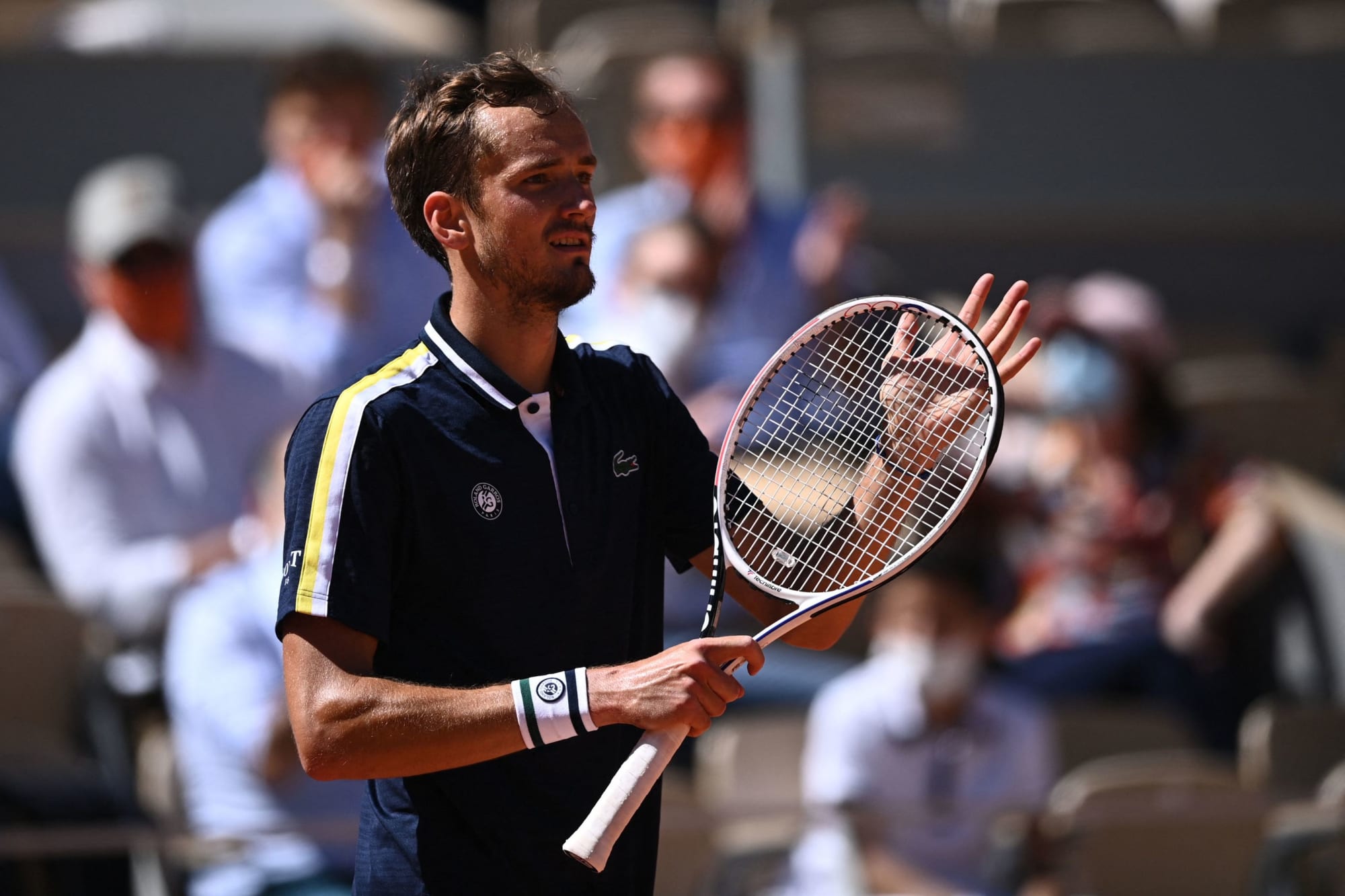 Daniil Medvedev wins first career French Open match