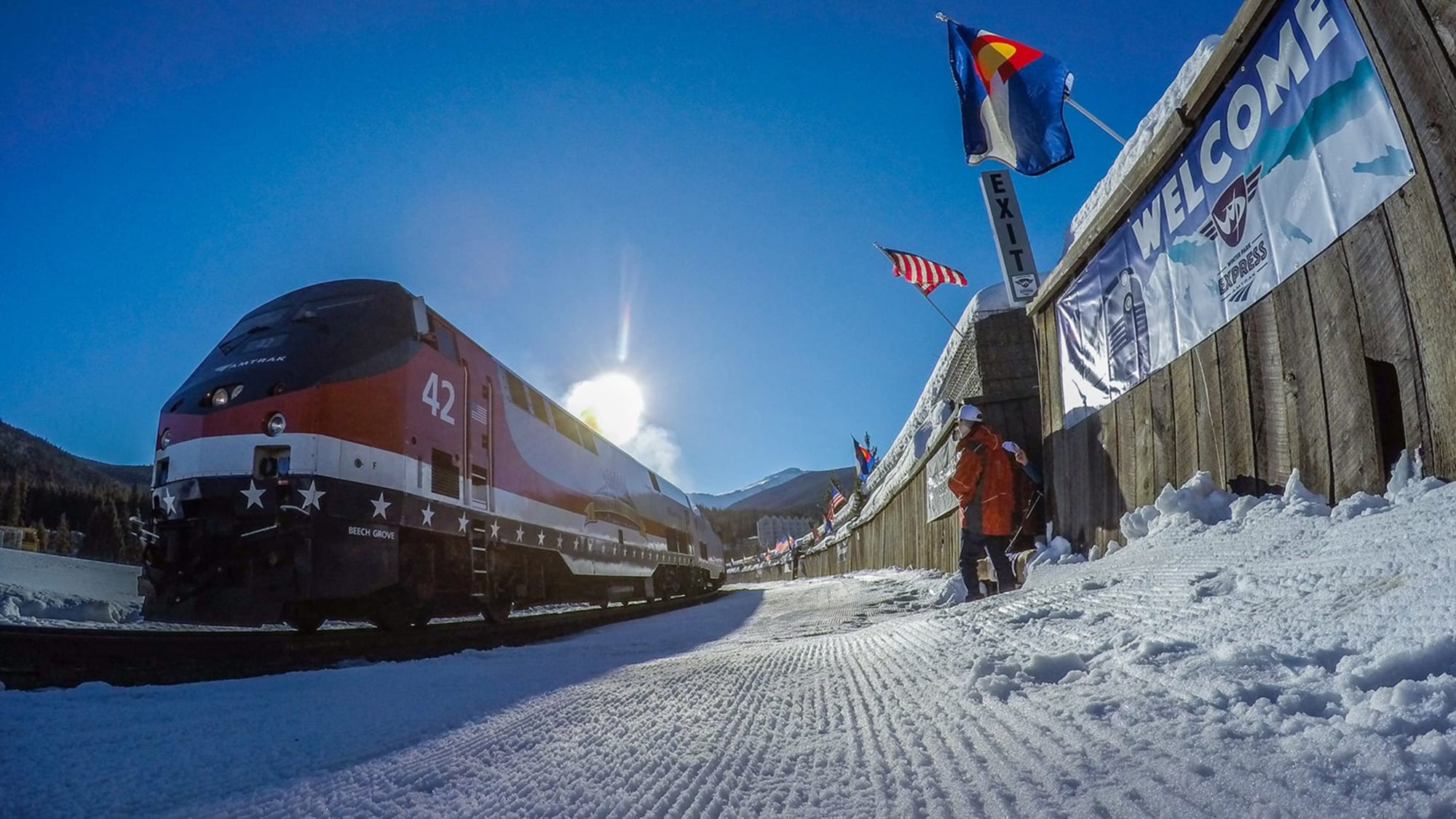 Amtrak's Winter Park Express Ski Train Open In Denver