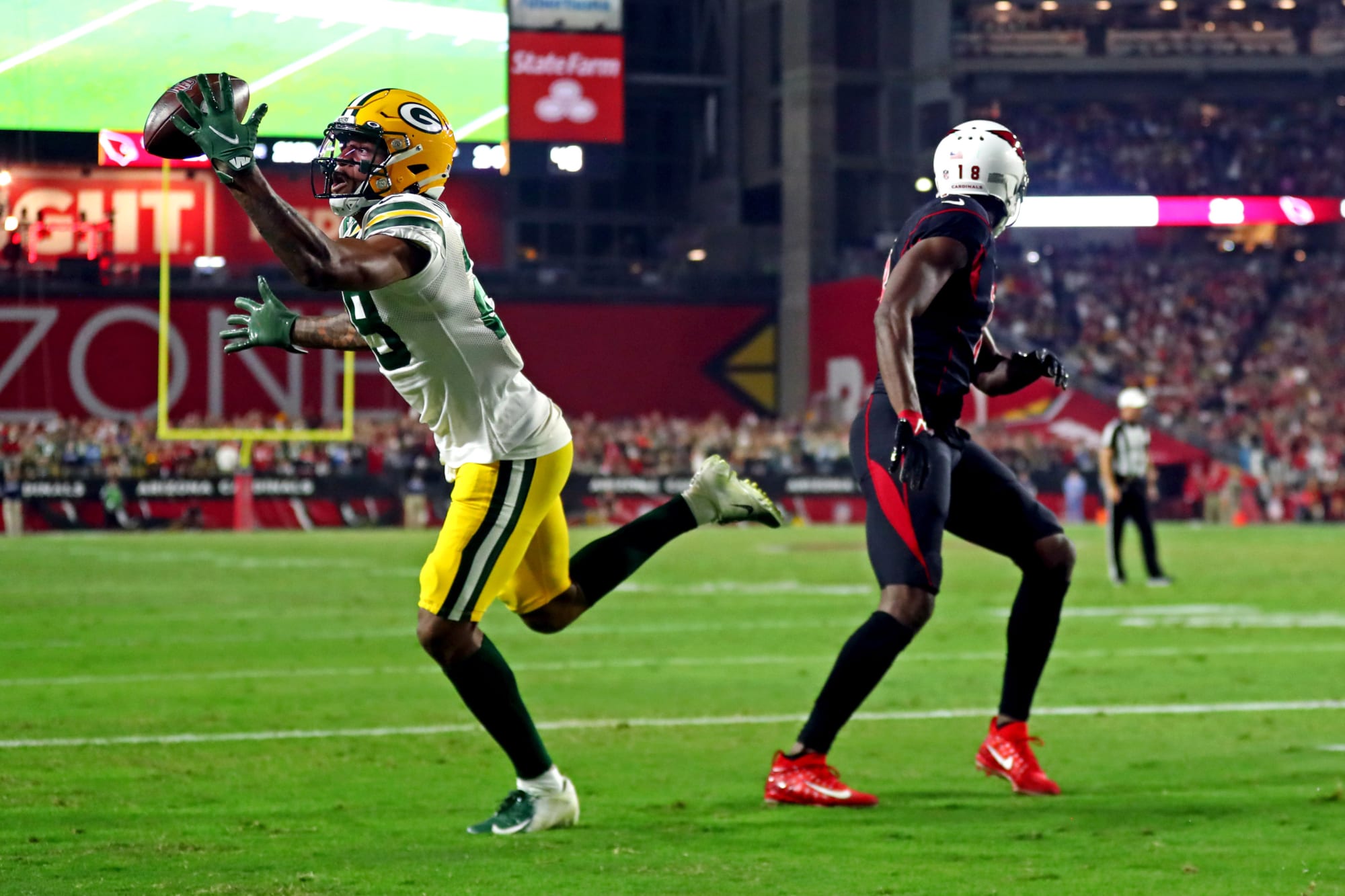 Watch Packers' gamewinning interception to defeat Cardinals