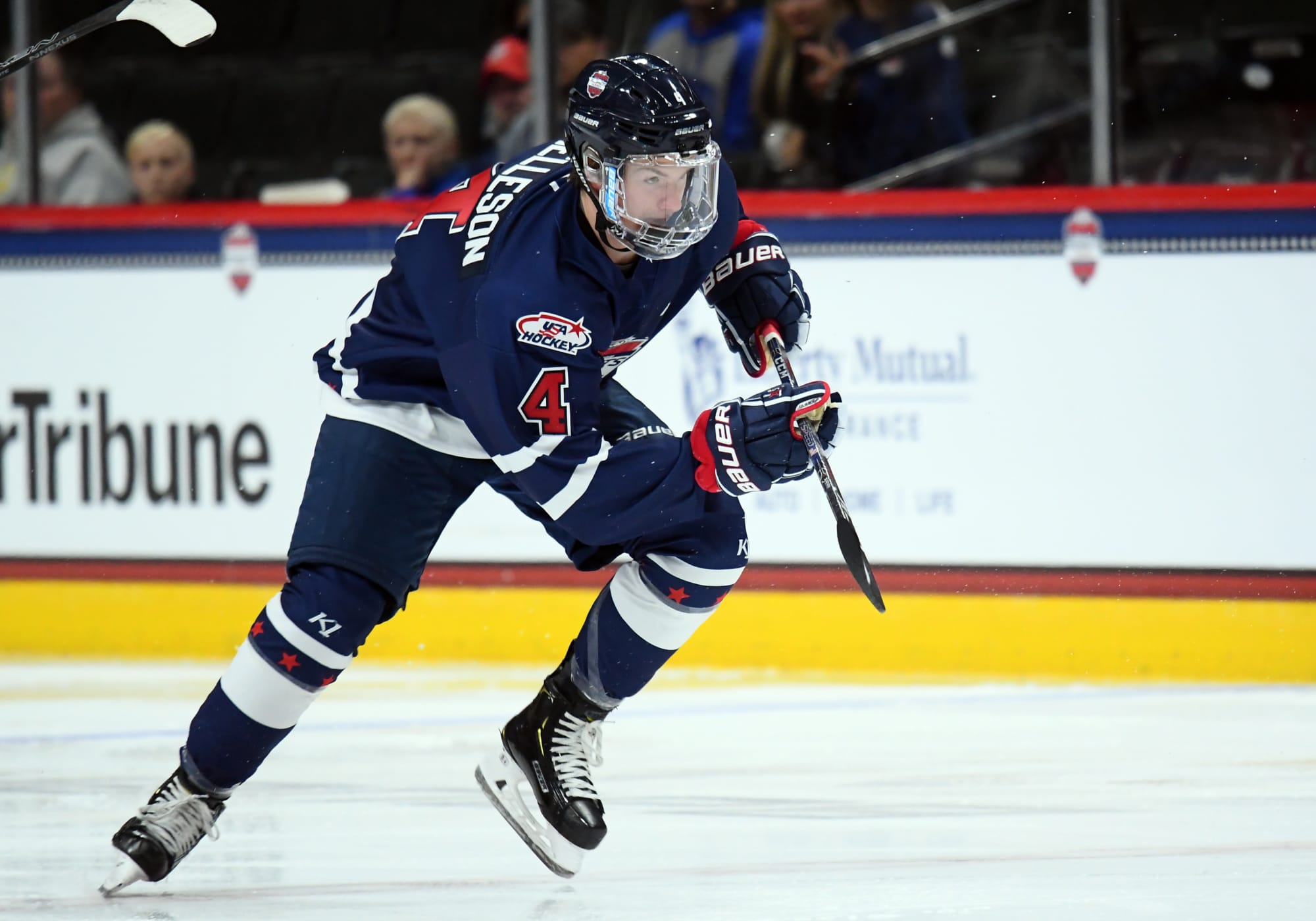 Colorado Avalanche Draft Drew Helleson with Number 47 Pick