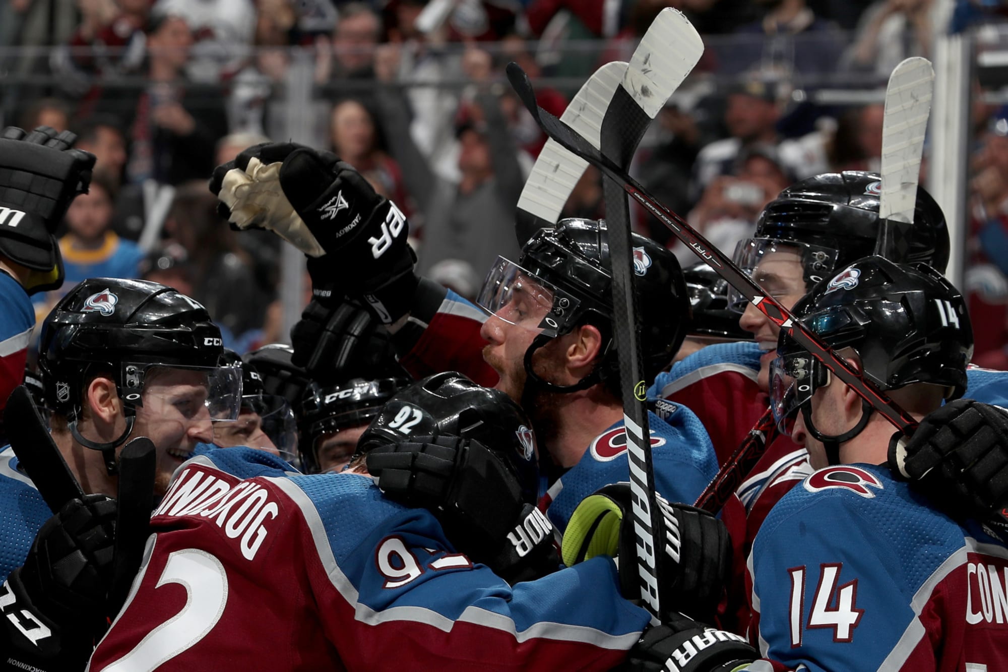 Colorado Avalanche Score 4 1/2 Goals to Beat the Blues