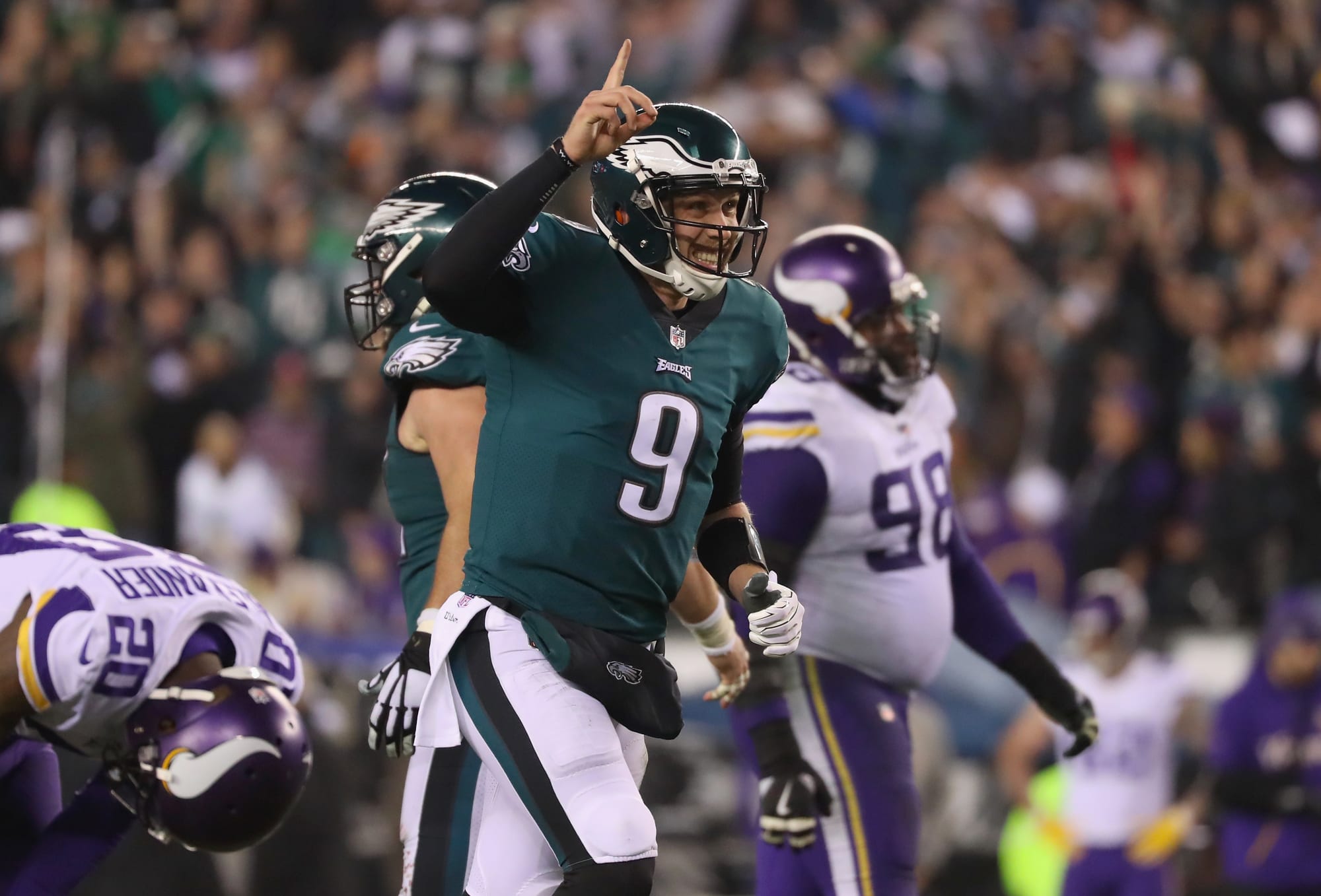 Vikings vs. Eagles Highlights, game tracker from NFC Championship