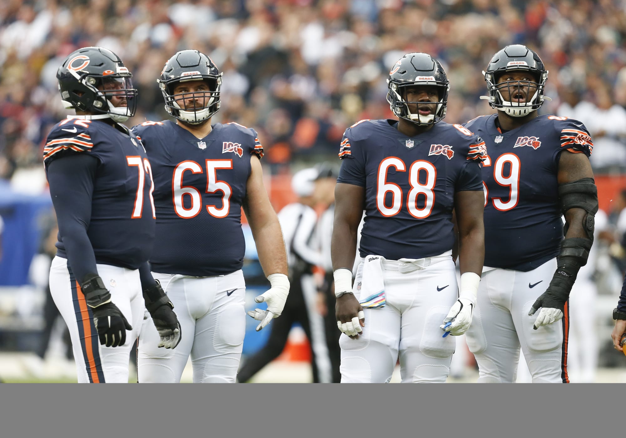Chicago Bears Training Camp Previewing the offensive line