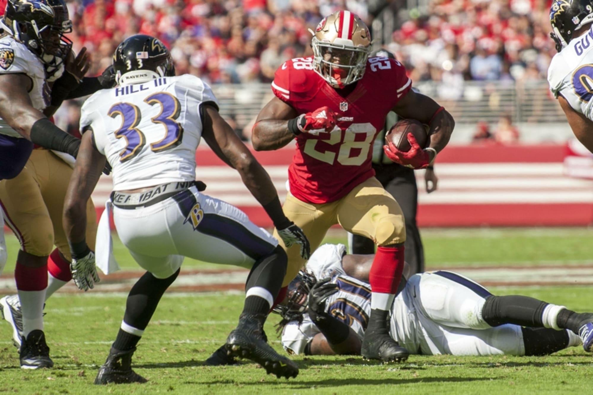 49ers: Breaking Down Depth Chart at Running Back