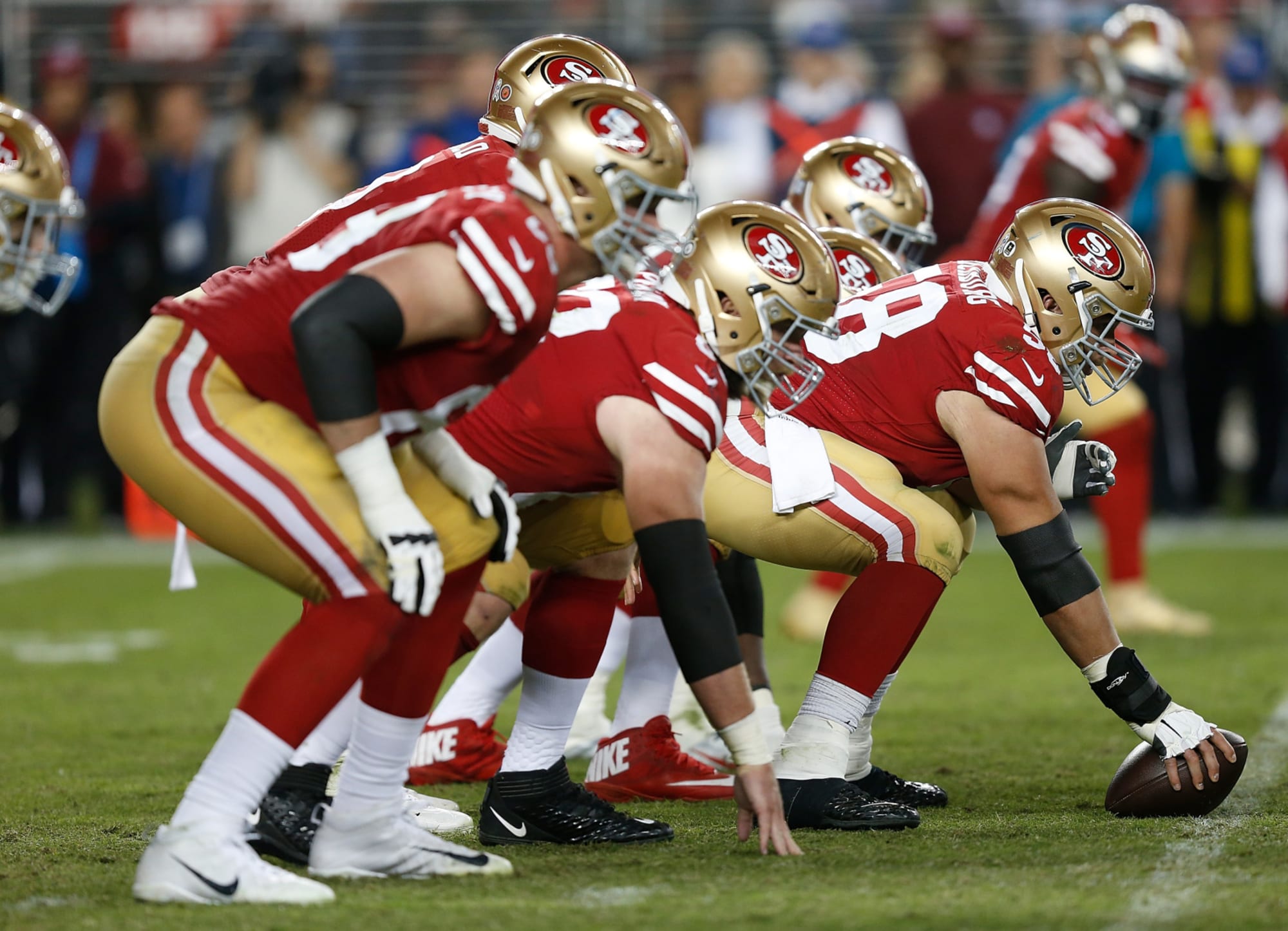 49ers roster 3 reasons why offensive line is strongest position in