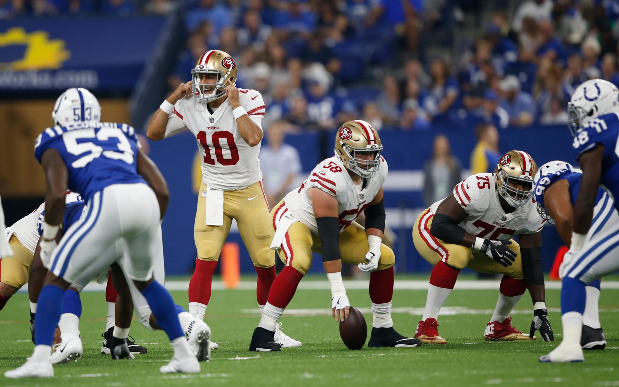 49ers game today 49ers vs. Colts injury report, spread, over/under