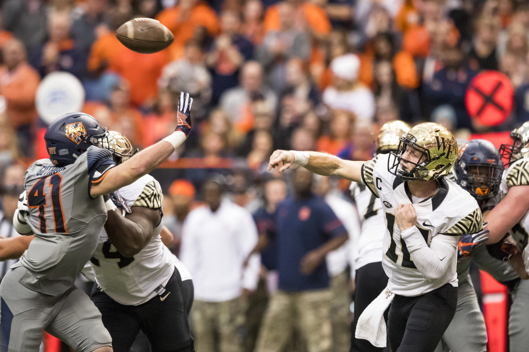 Wake Forest football gets bowl eligible in shootout with Syracuse