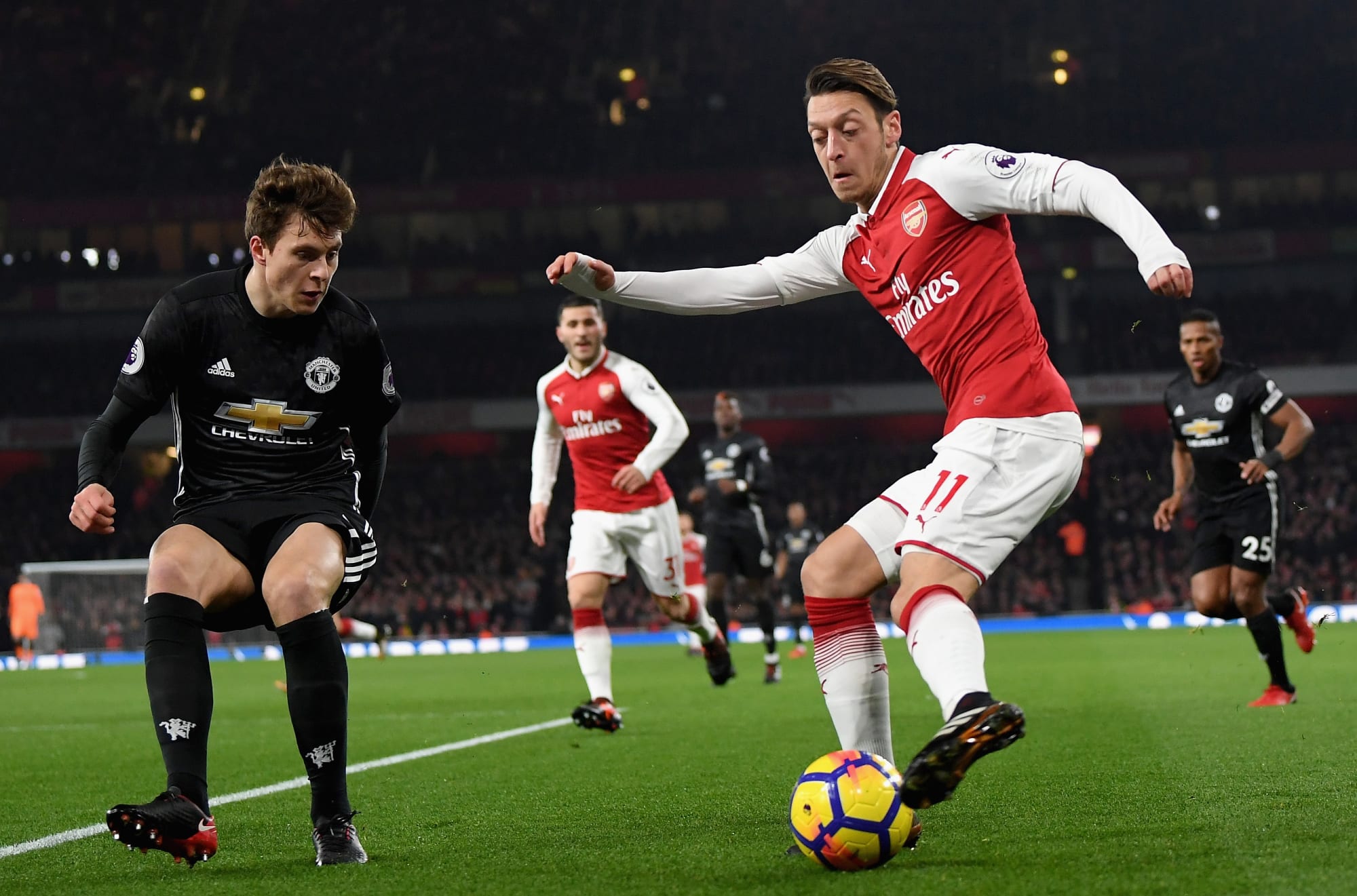 Arsenal Vs Manchester United: Unconventionally, Aaron Ramsey and Mesut
