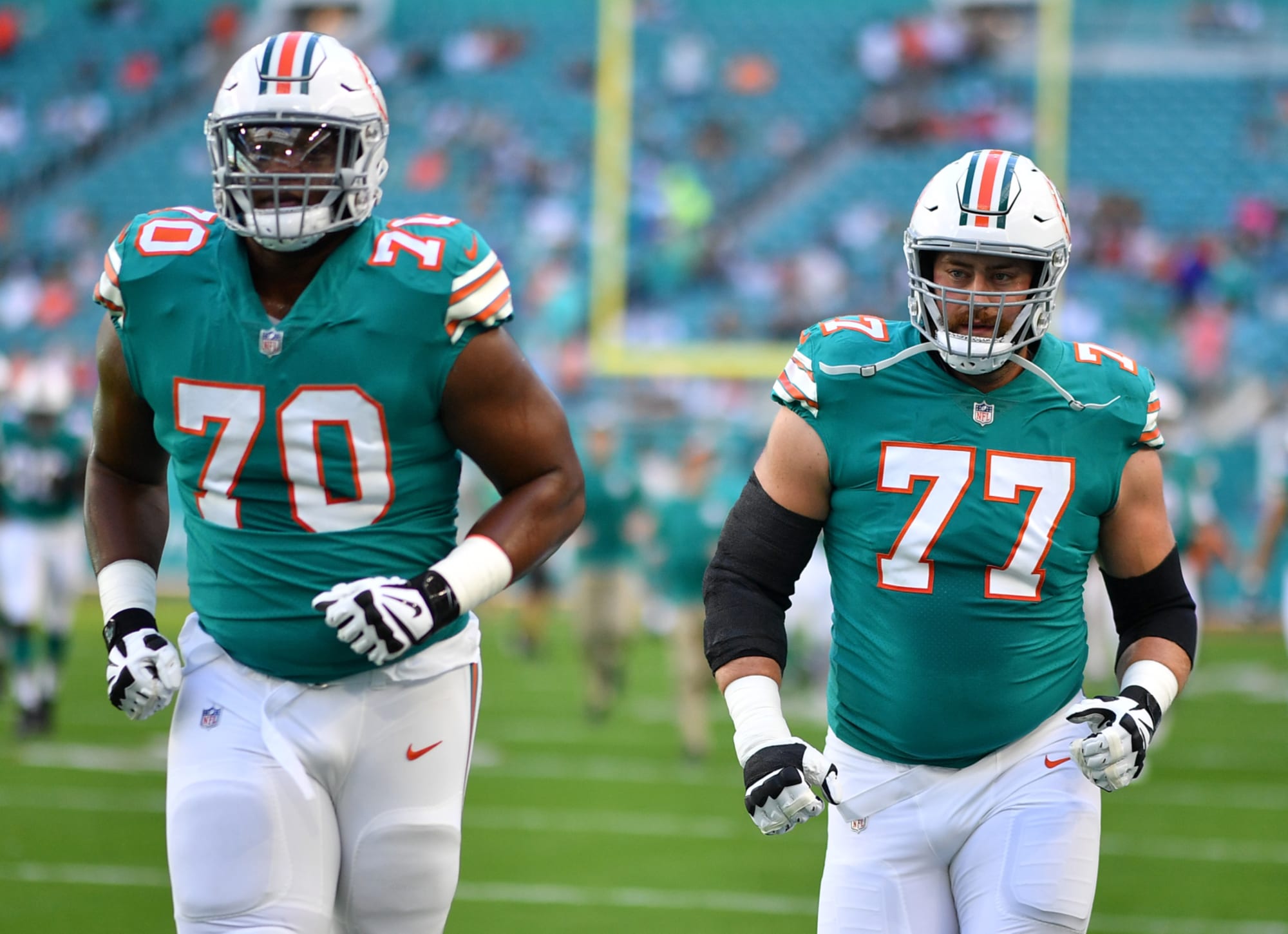 The Miami Dolphins offensive line ranked by best player to worst