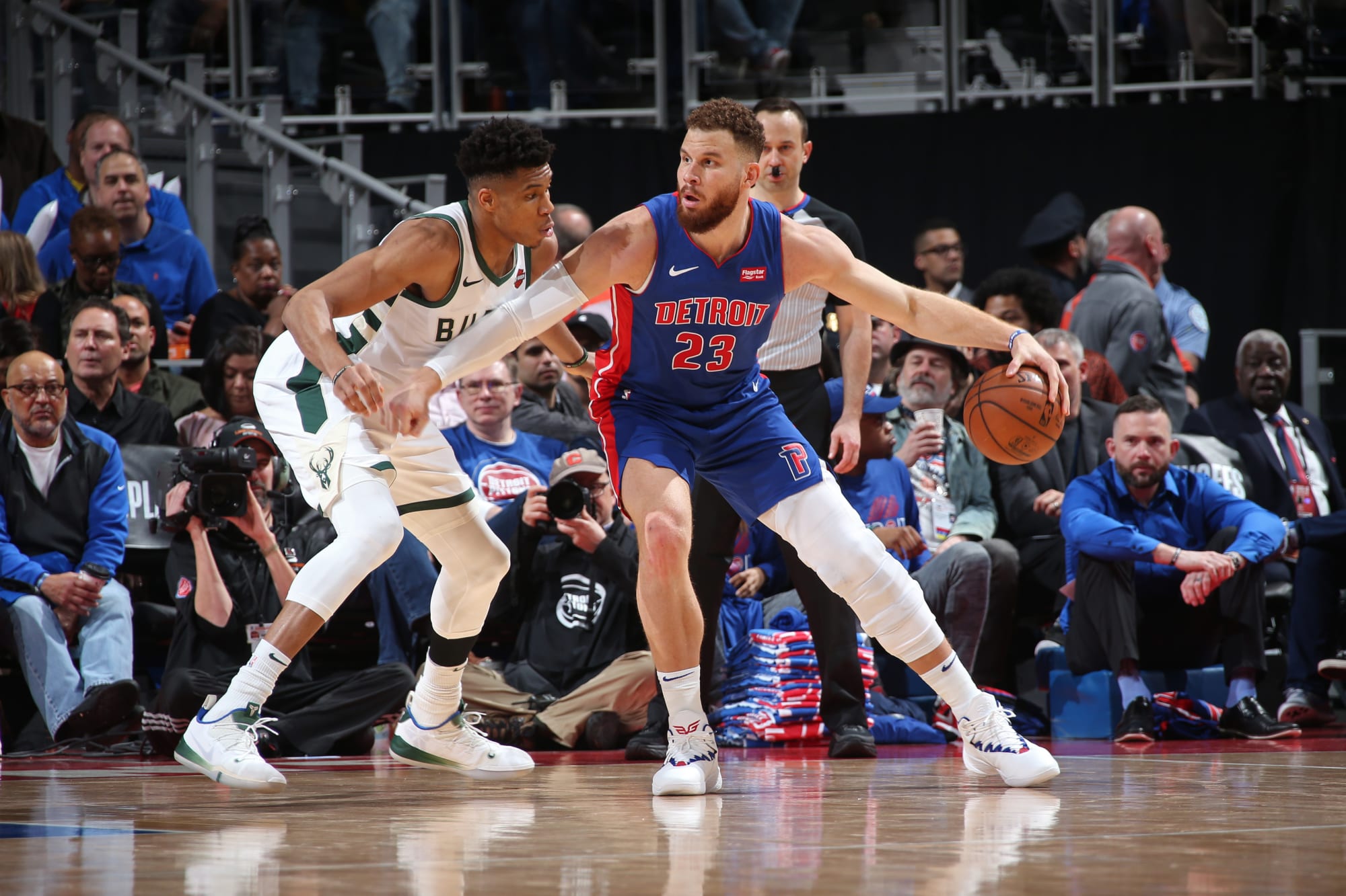 Where does Detroit Pistons' Blake Griffin rank among power forwards?