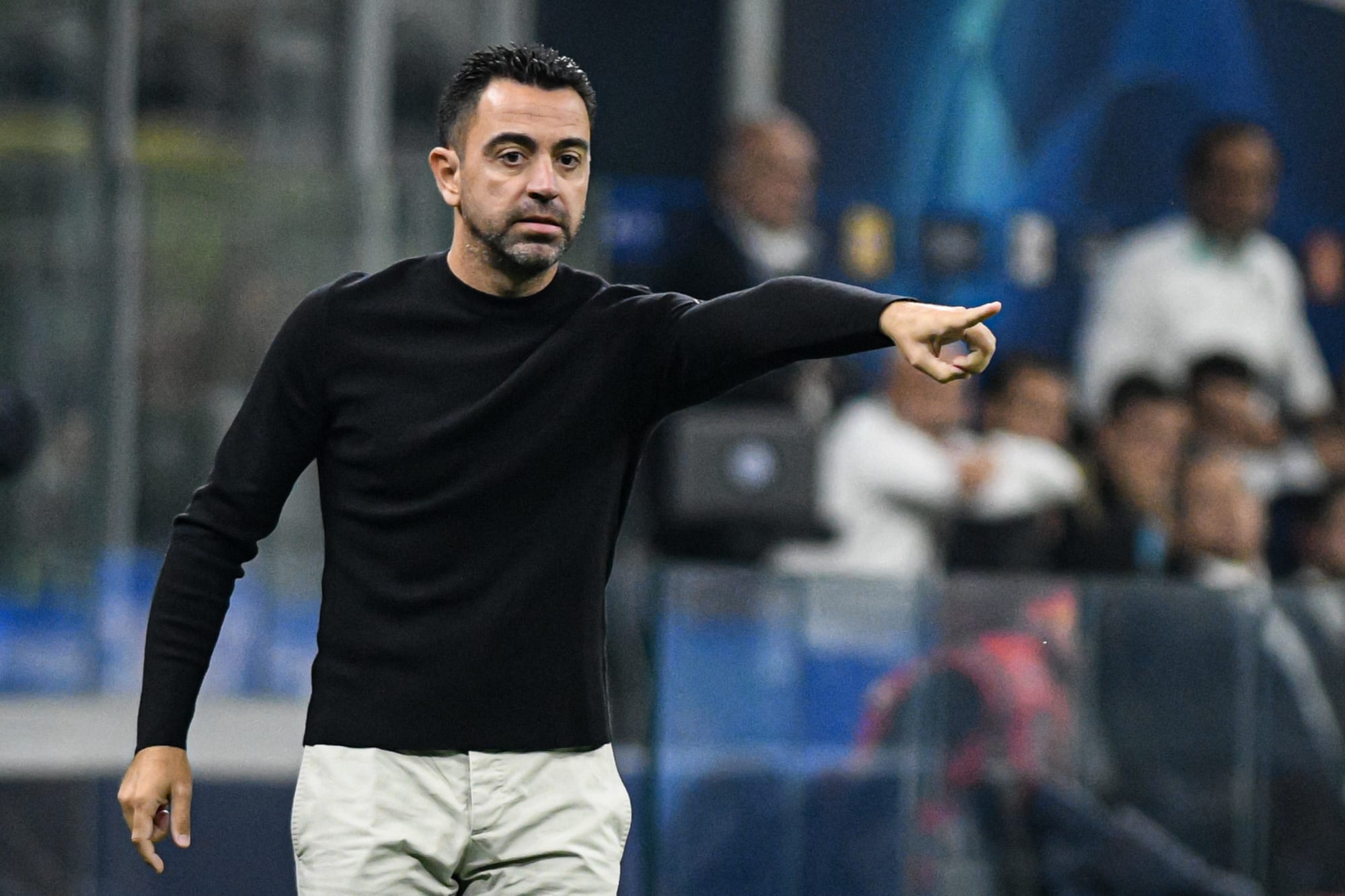 Xavi left fuming after non-penalty call against Inter Milan