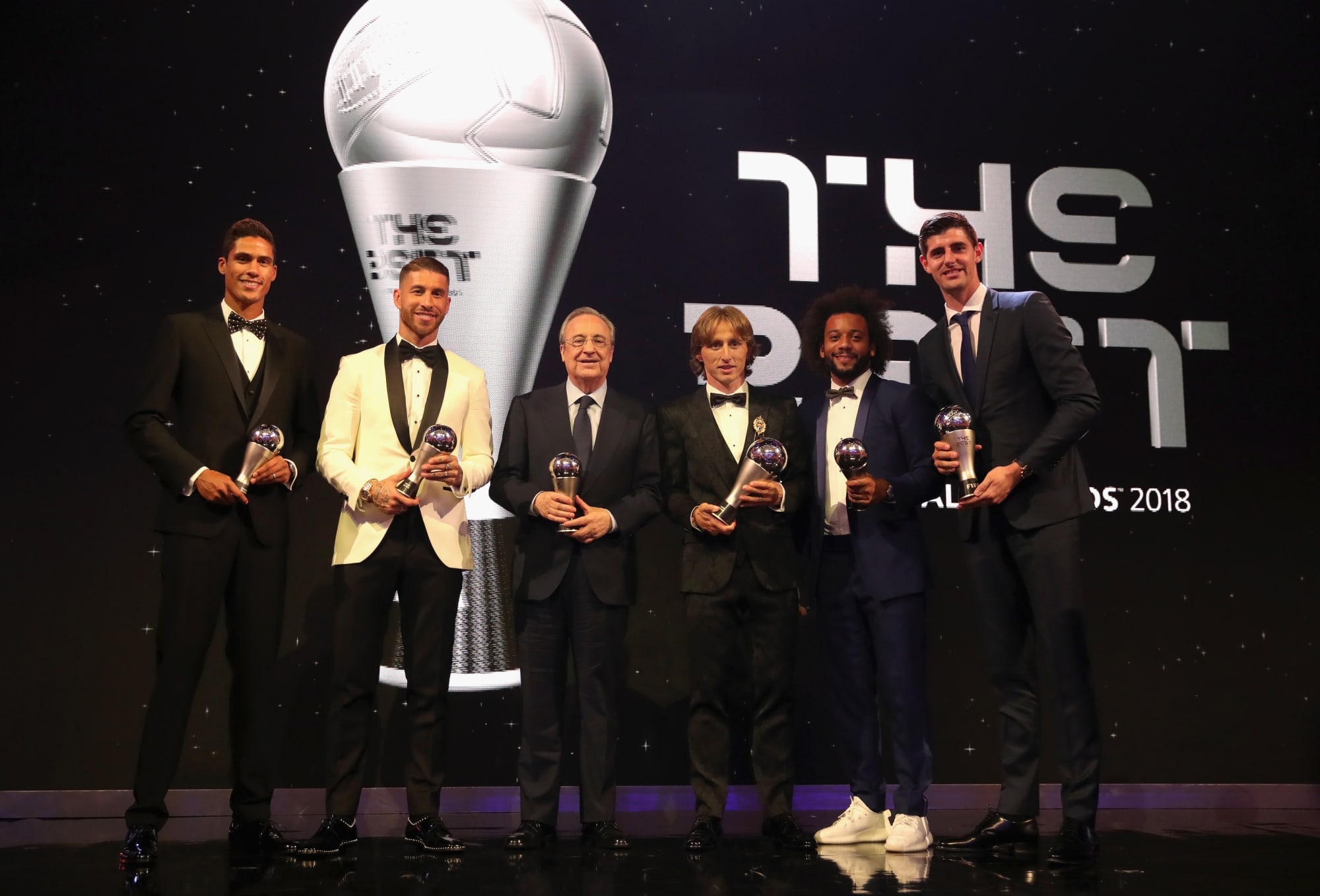 Real Madrid dominate at FIFA's award ceremony in London