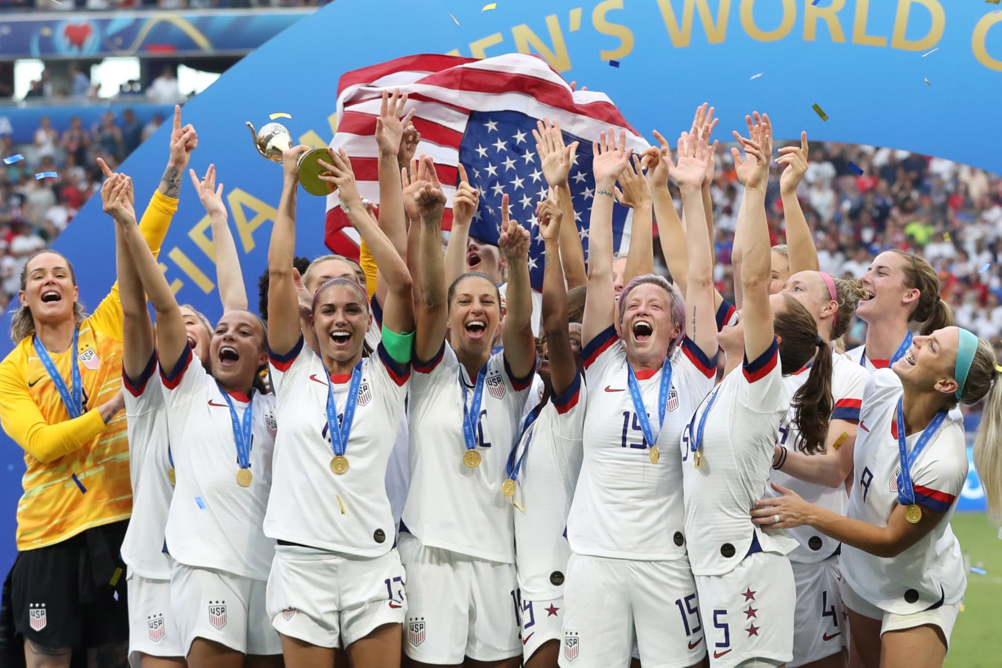 Women's World Cup USWNT triumphs for fourth World Cup title
