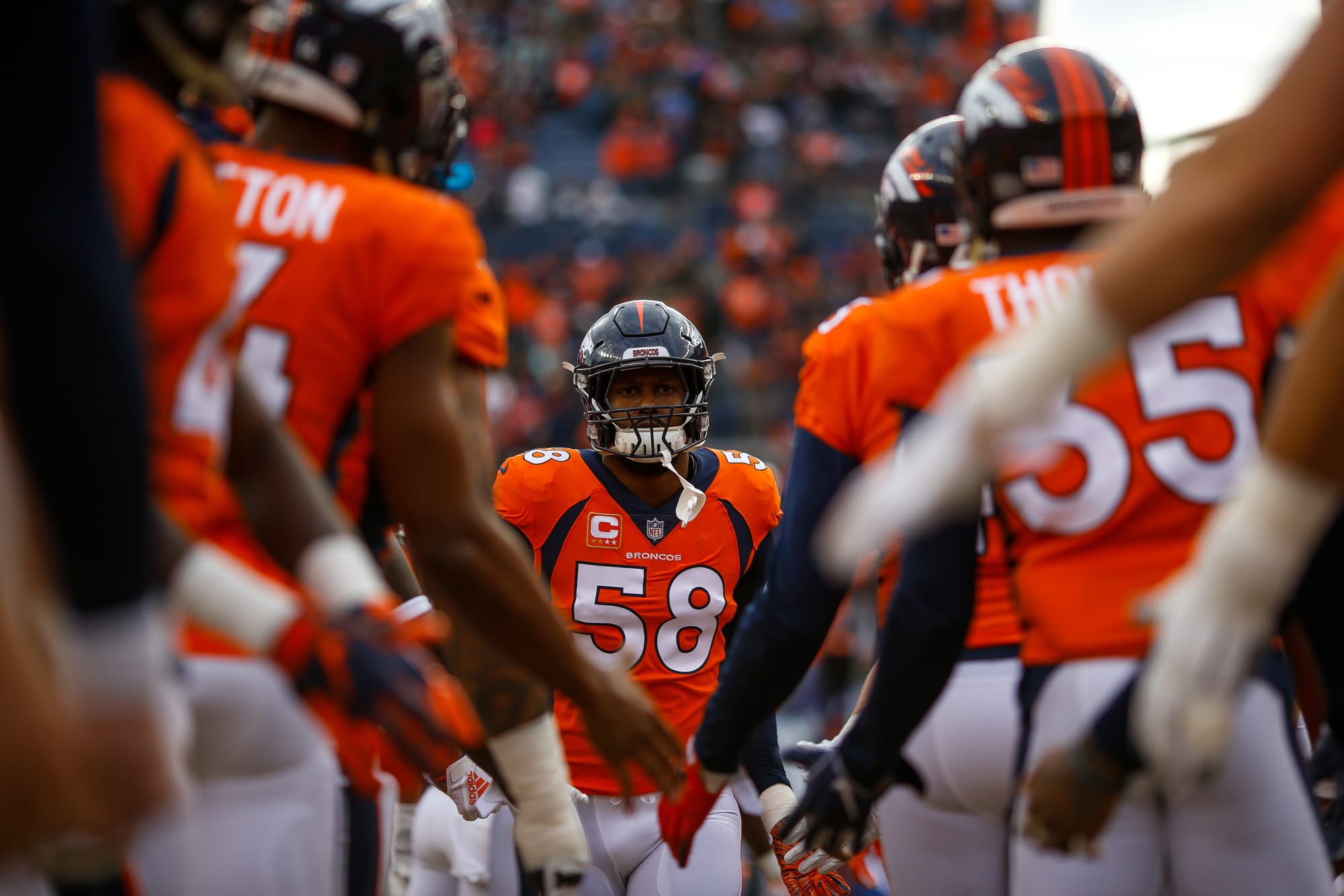 Who are the top10 players on the Denver Broncos?