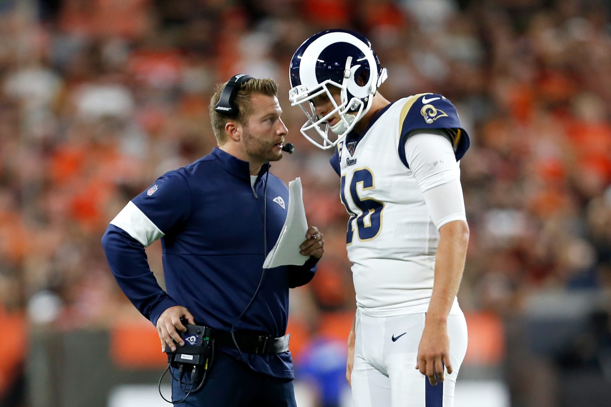 Finding LA Rams QB Goff success with progression reads