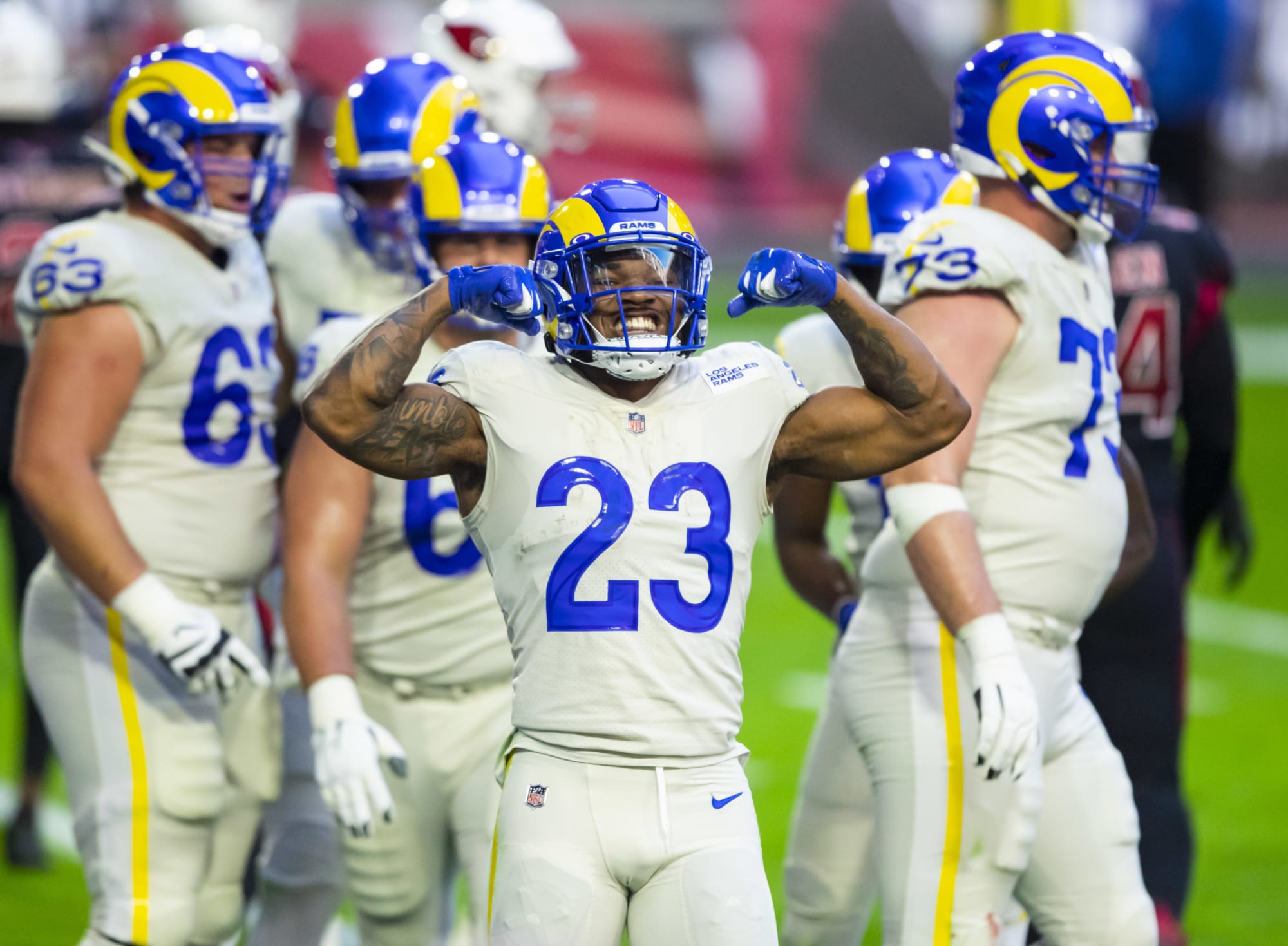 LA Rams game update: Rookies keeping team in this one
