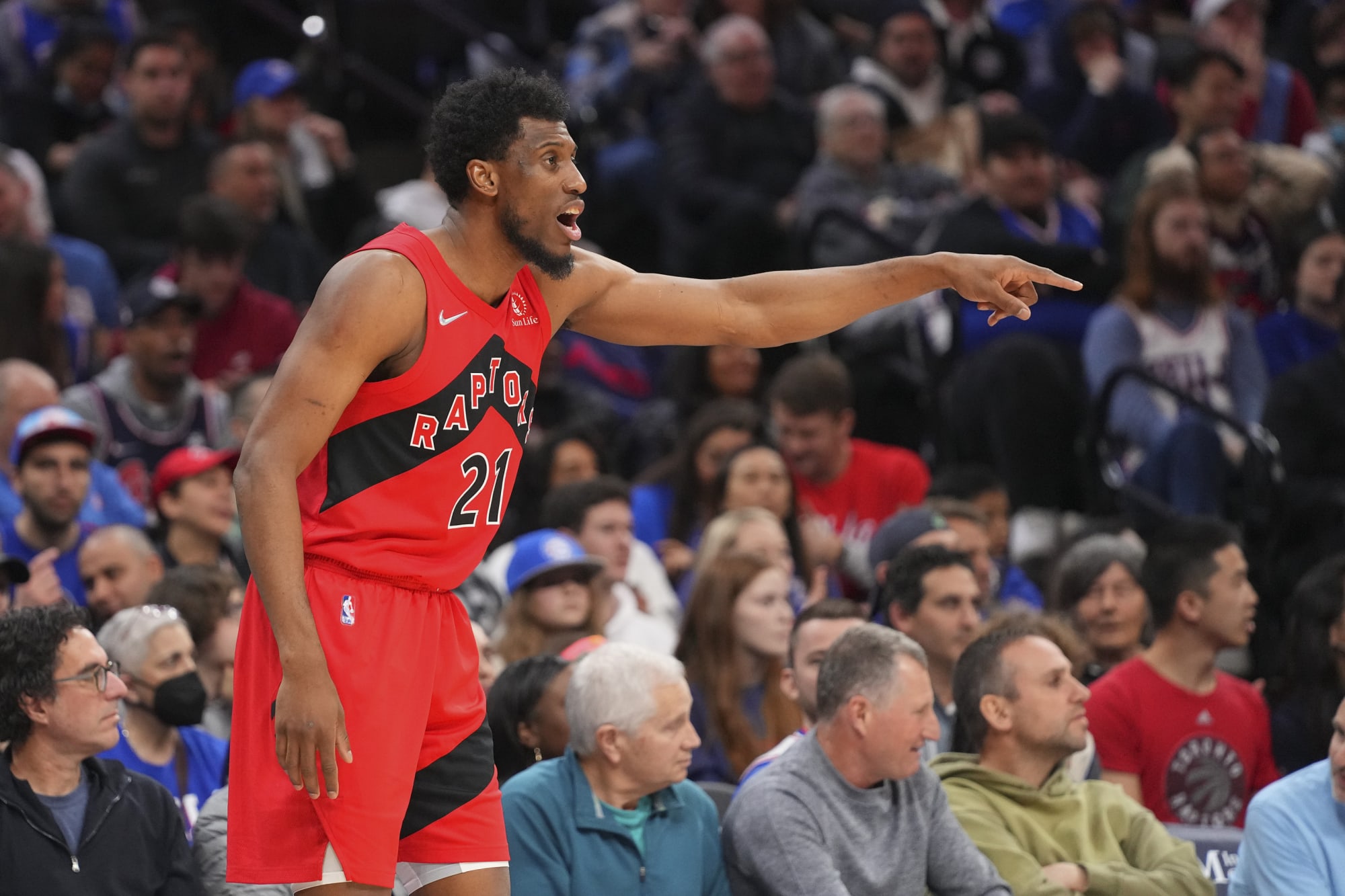 Nick Nurse shows Thad Young is mentoring young Raptors core