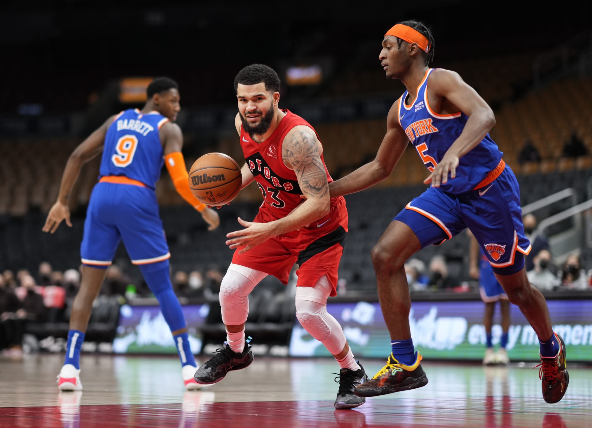 Knicks make surprising trade target available for Raptors to swipe