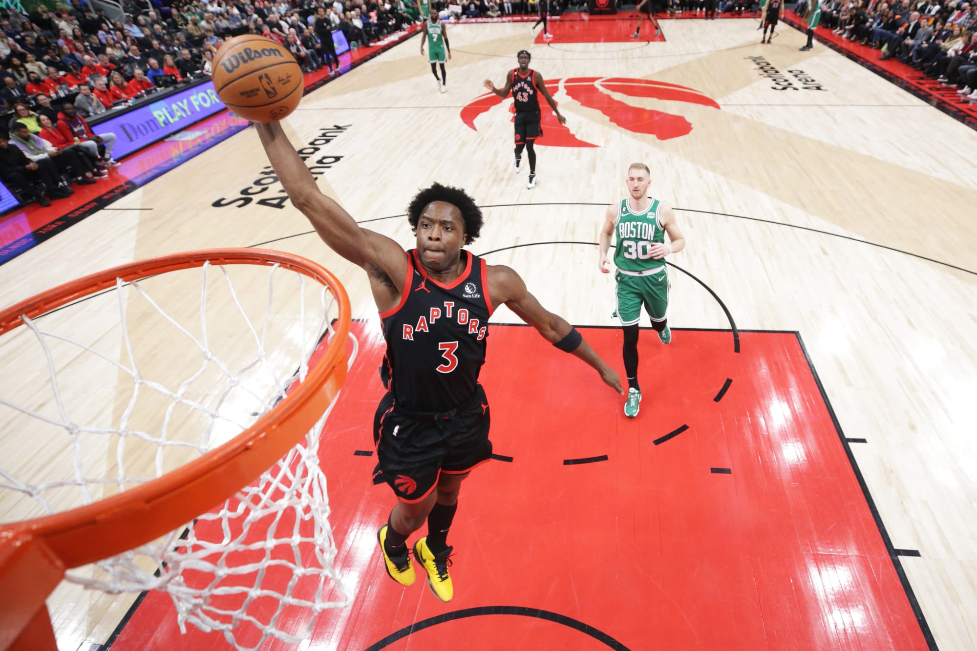 Raptors: Celtics gush over O.G. Anunoby after another All-Star-type game