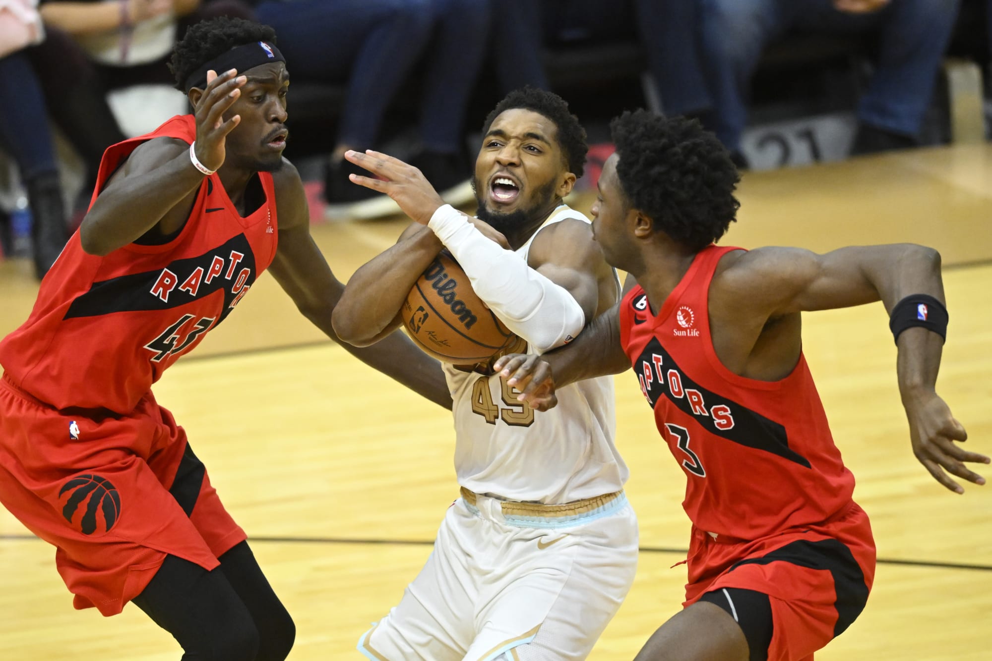 Donovan Mitchell has lame excuse for Raptors beating Cavs three times