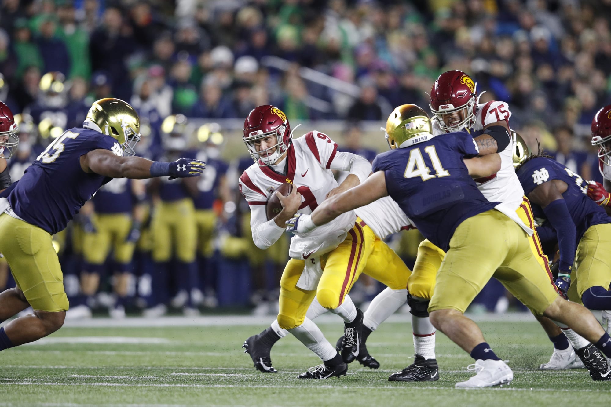 USC vs. Notre Dame final score: Trojans push, but don't pull through