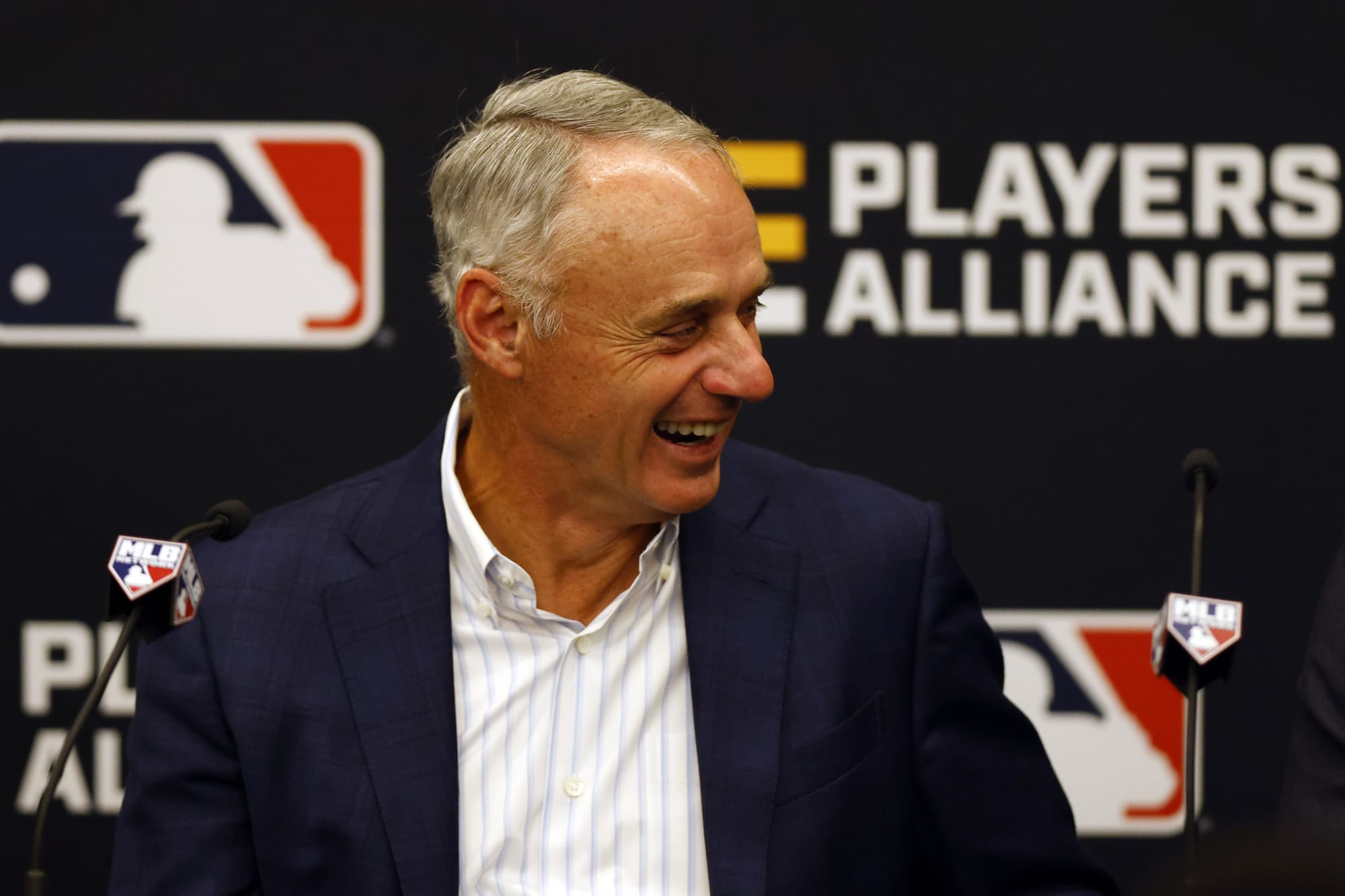 MLB commissioner Rob Manfred on 7-inning doubleheaders