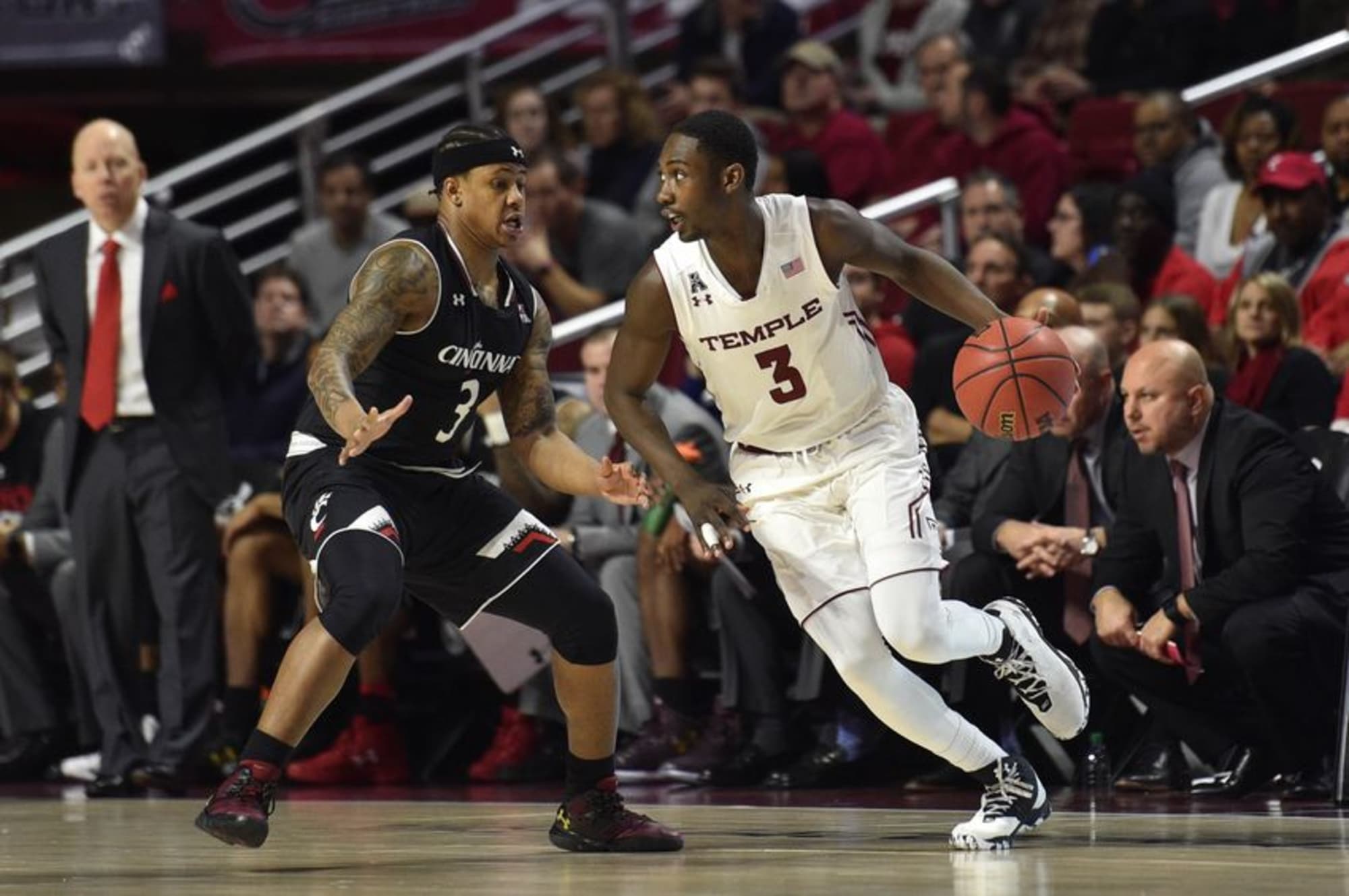 Temple Owls Basketball The Bench Paces the Owls to Victory