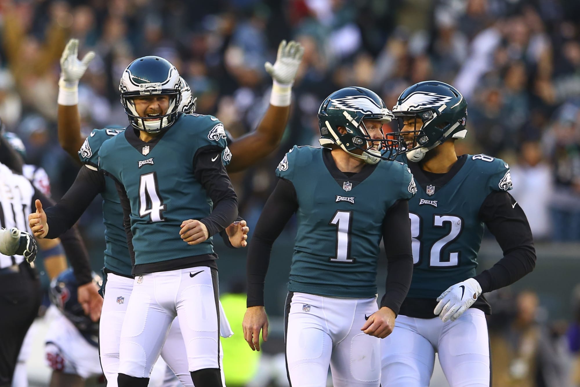 The Philadelphia Eagles are set on special teams for the first time in