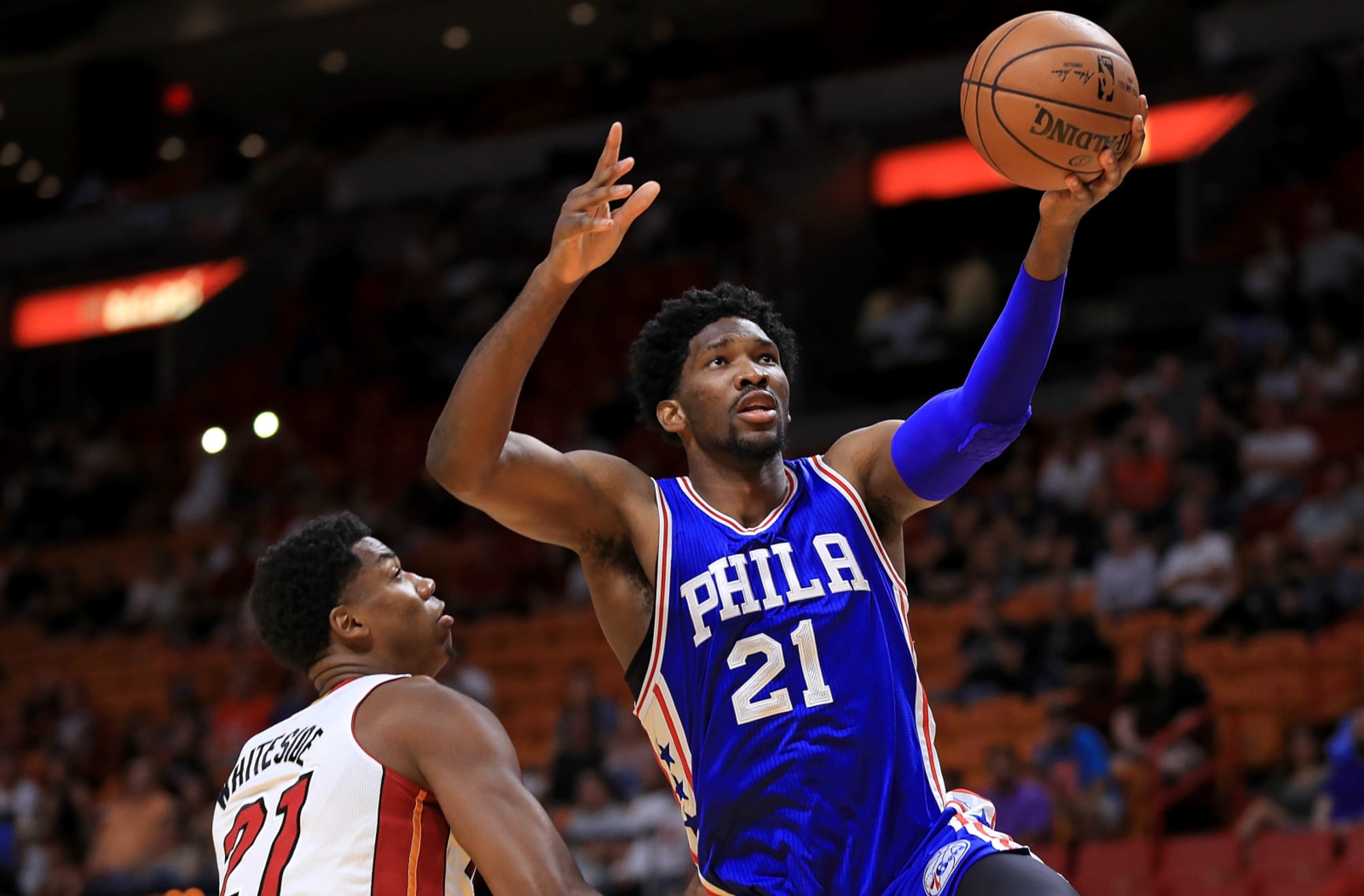 Philadelphia 76ers Joel Embiid is doing good at the NBA Africa game