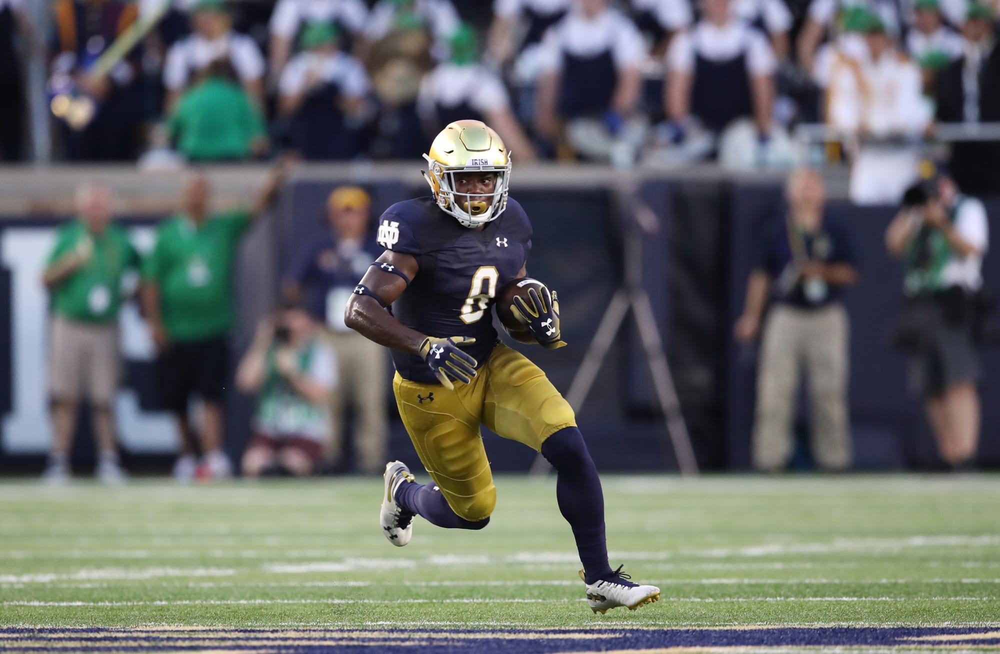 Notre Dame Football: Jafar Armstrong was Offensive Player of the Game