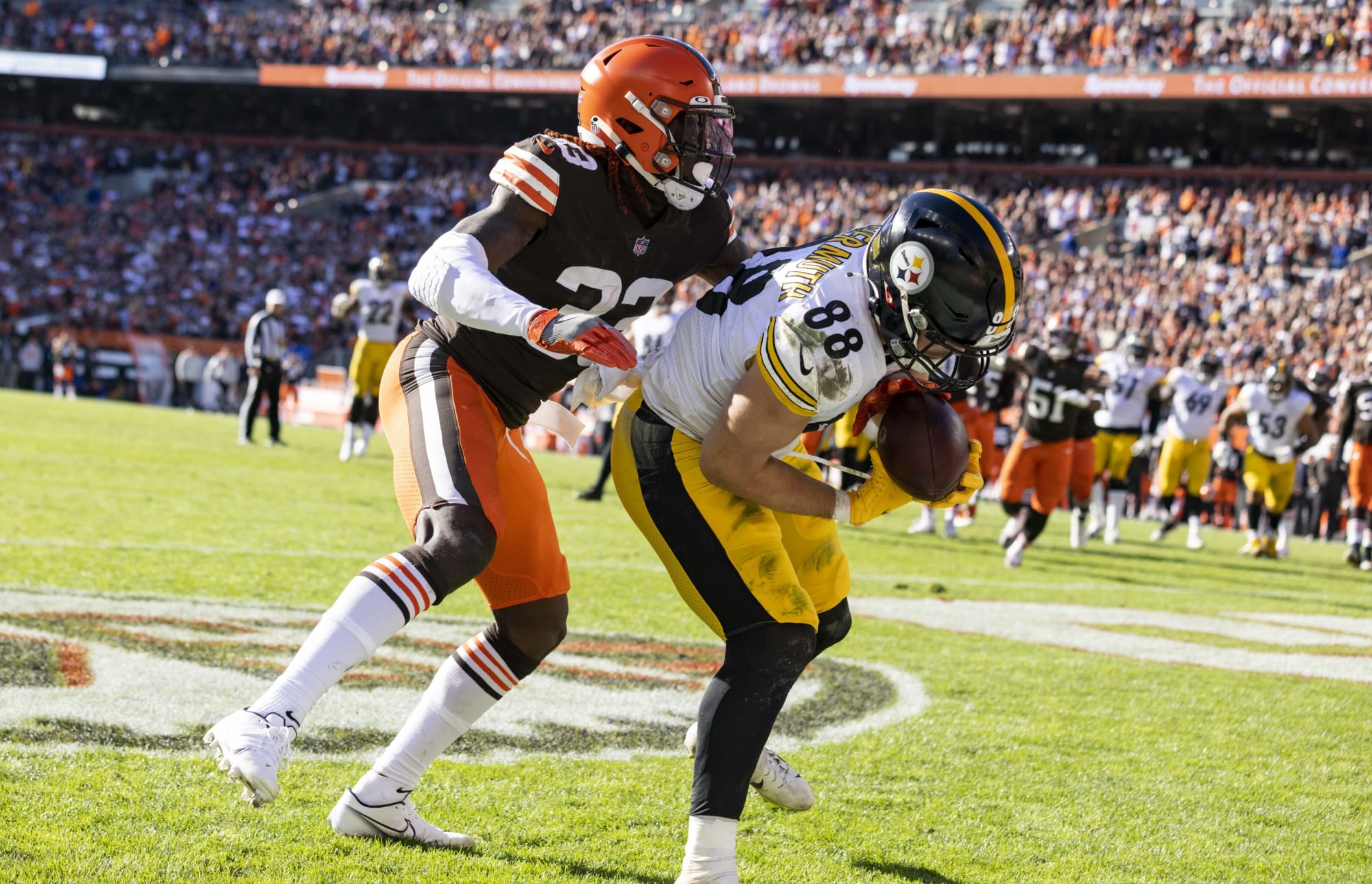 Steelers beat Cleveland Browns and continue to rise in standings