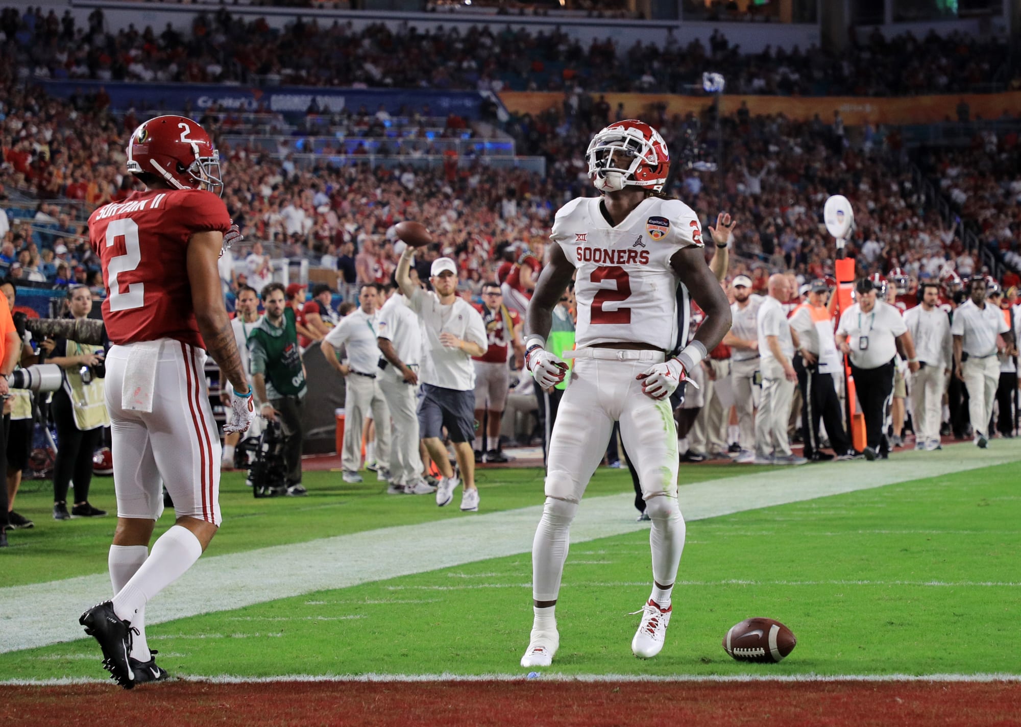 Oklahoma football Sooners could field most explosive receivers in the