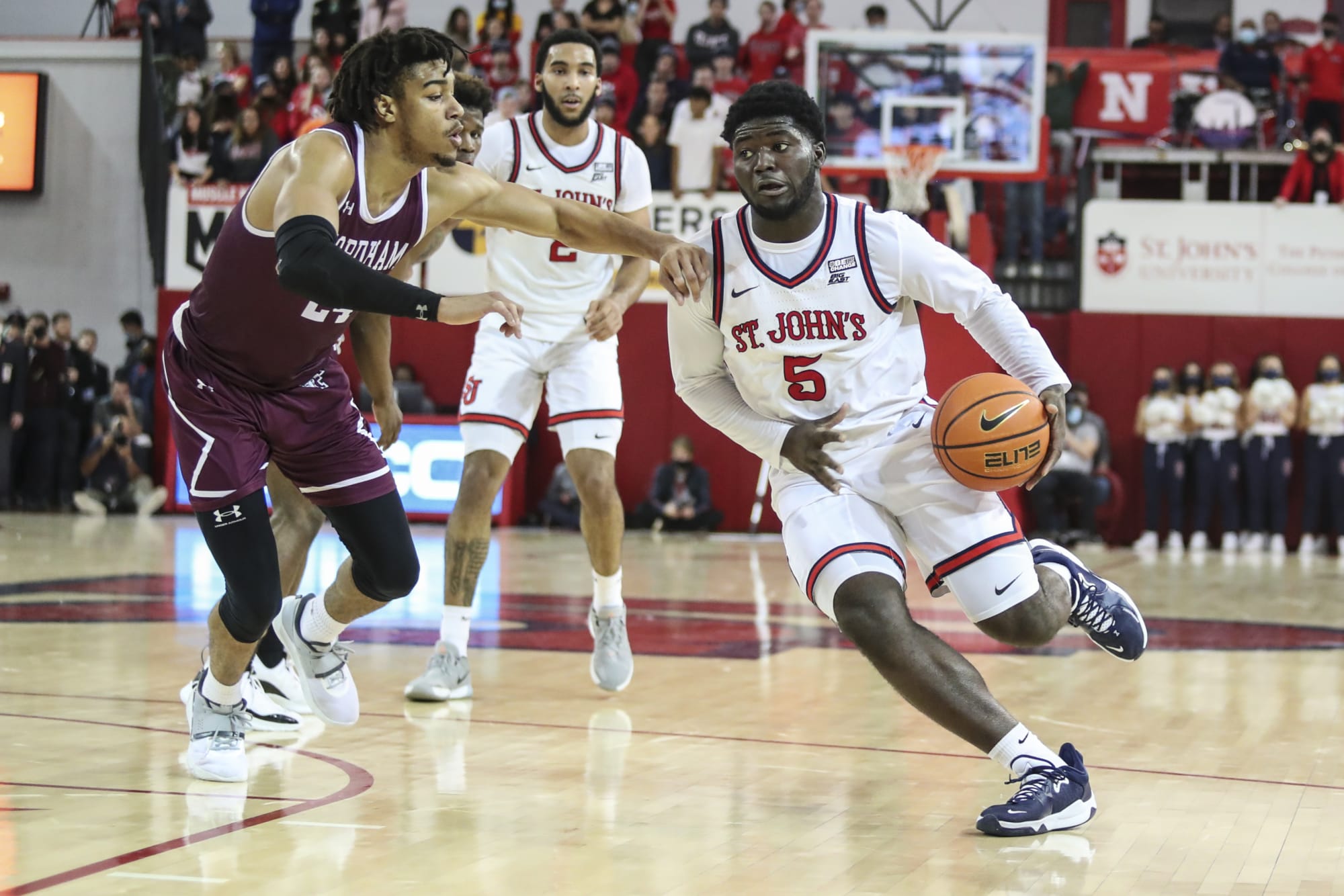 St. John's basketball uses new starting lineup in victory over Fordham