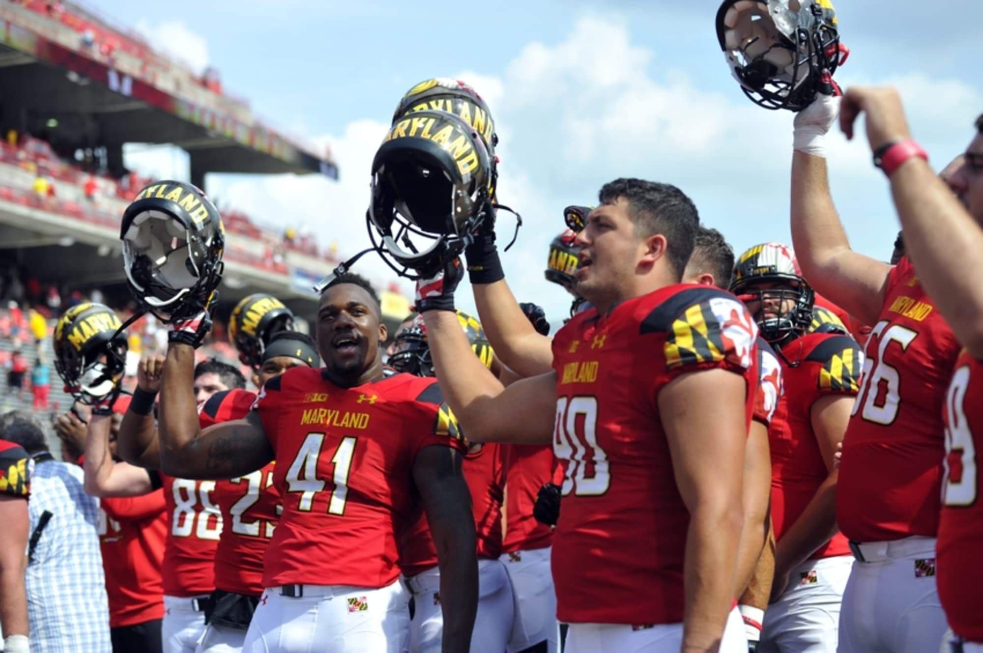 Maryland Football New players at key positions making strides