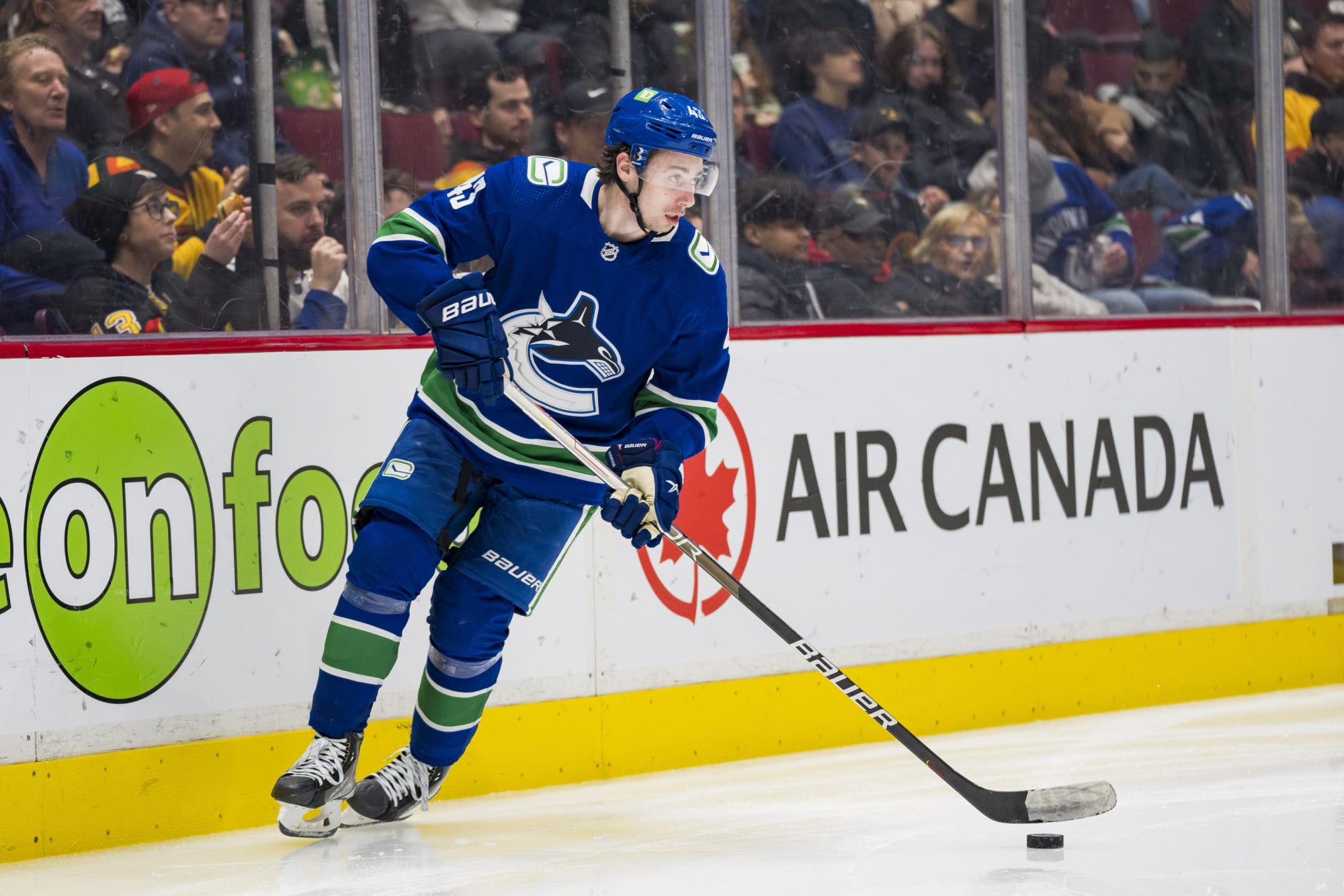 Quinn Hughes has bounced back defensively with the Canucks this season