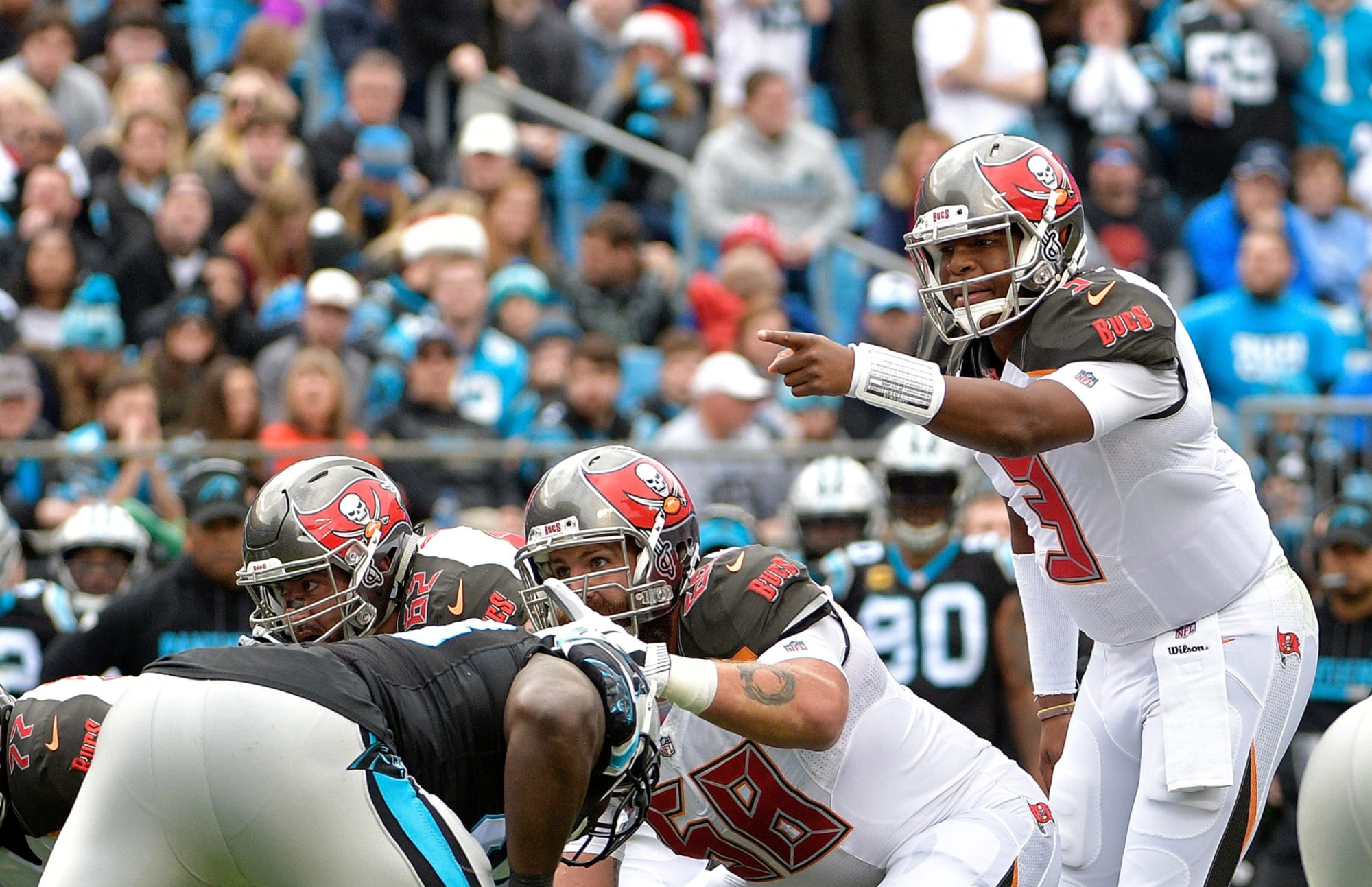 Offensive line of Tampa Bay Buccaneers ranked bottom third of league