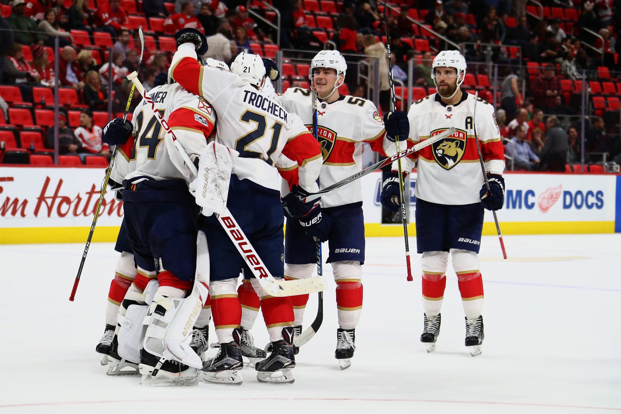 Florida Panthers defeat the Detroit Red Wings in overtime 21