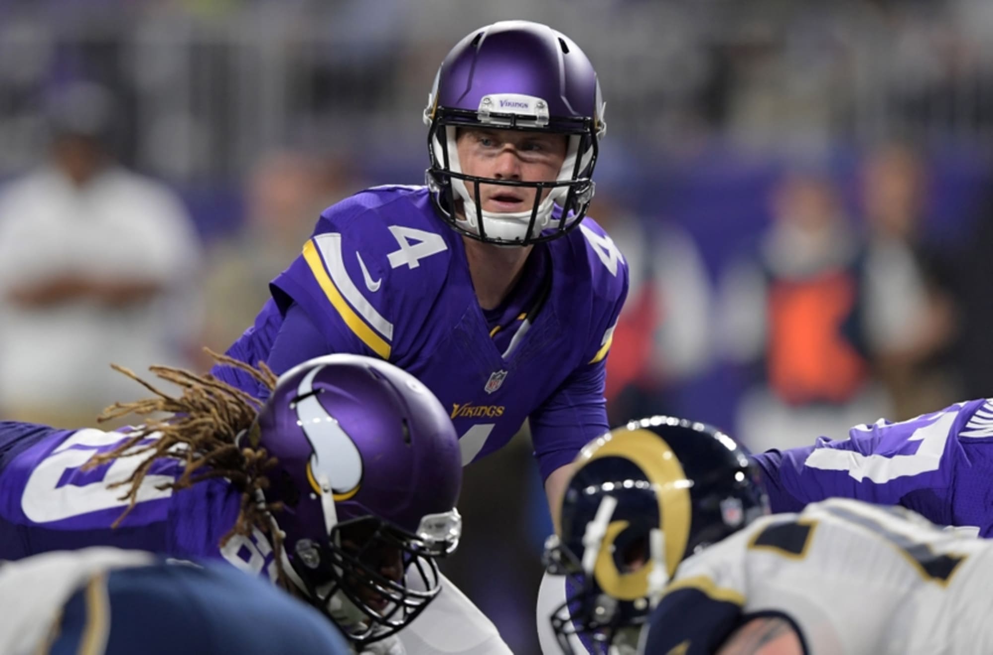 Minnesota Vikings release quarterback Brad Sorensen for the second time
