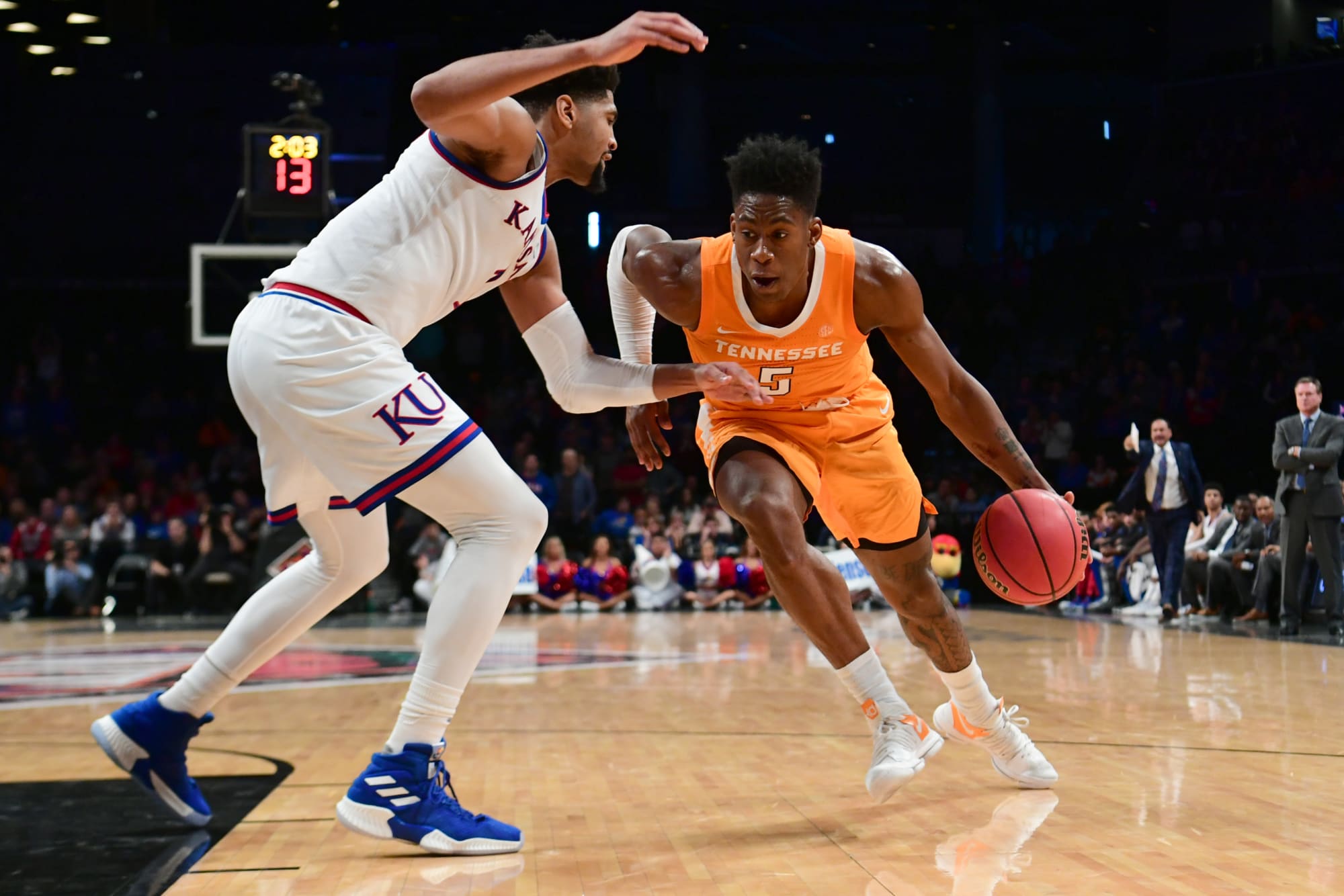 Kansas basketball vs. Tennessee Game time, odds, TV channel, and more