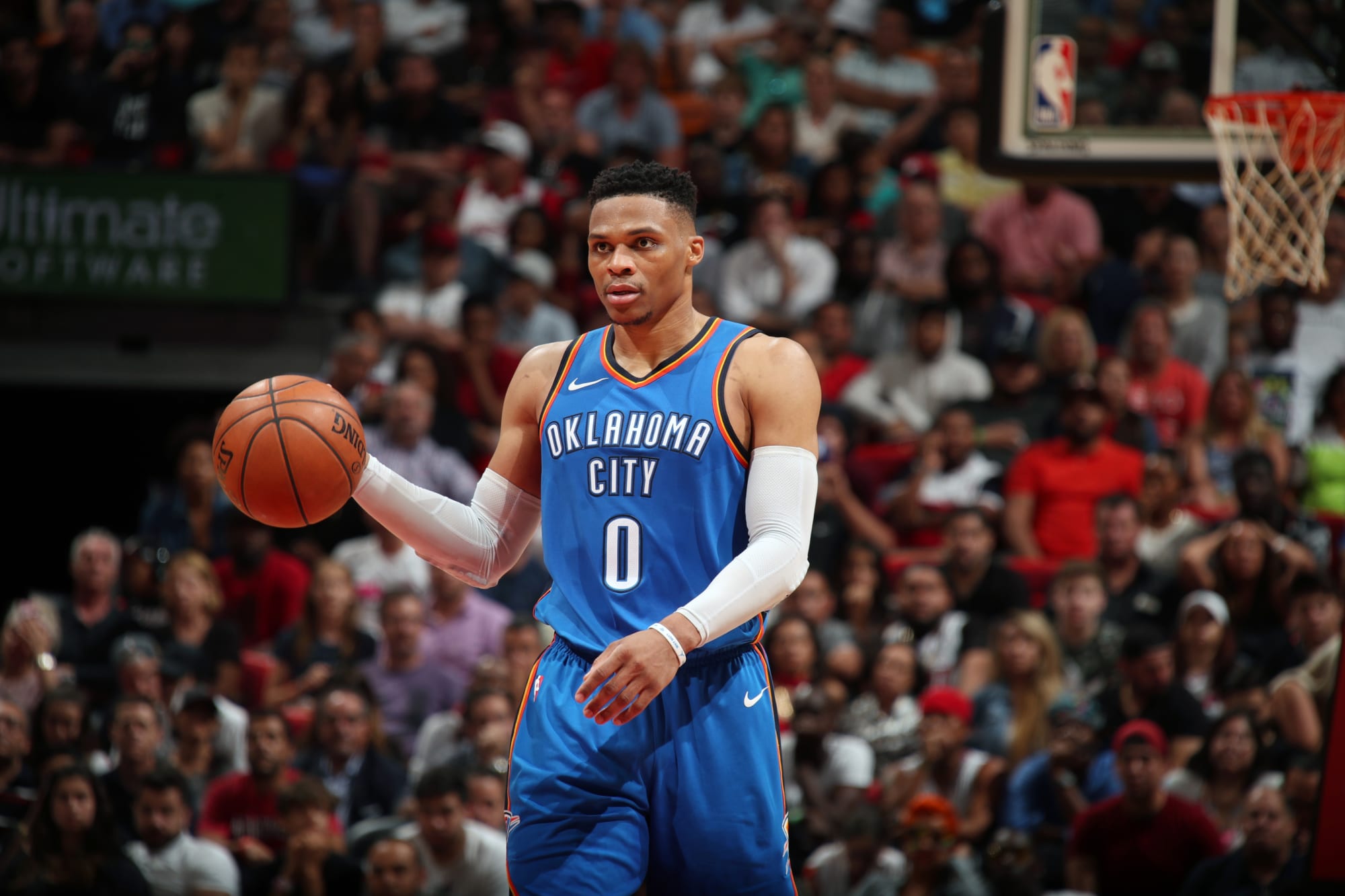 Russell Westbrook needs 16 rebounds for tripledouble season average