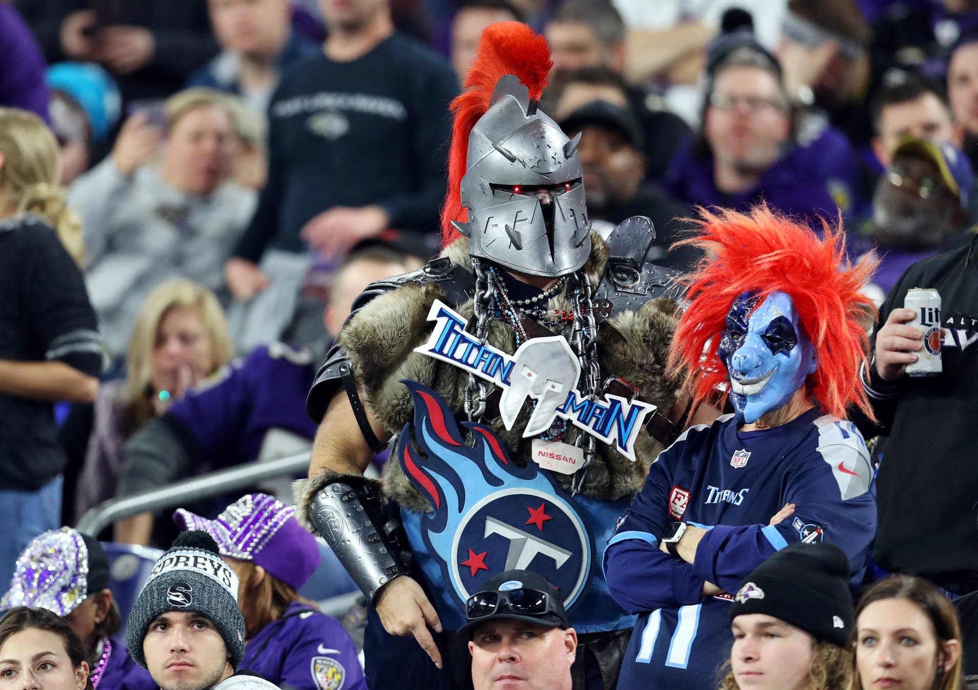 Why are so many Tennessee Titans fans going to the AFC Championship game?
