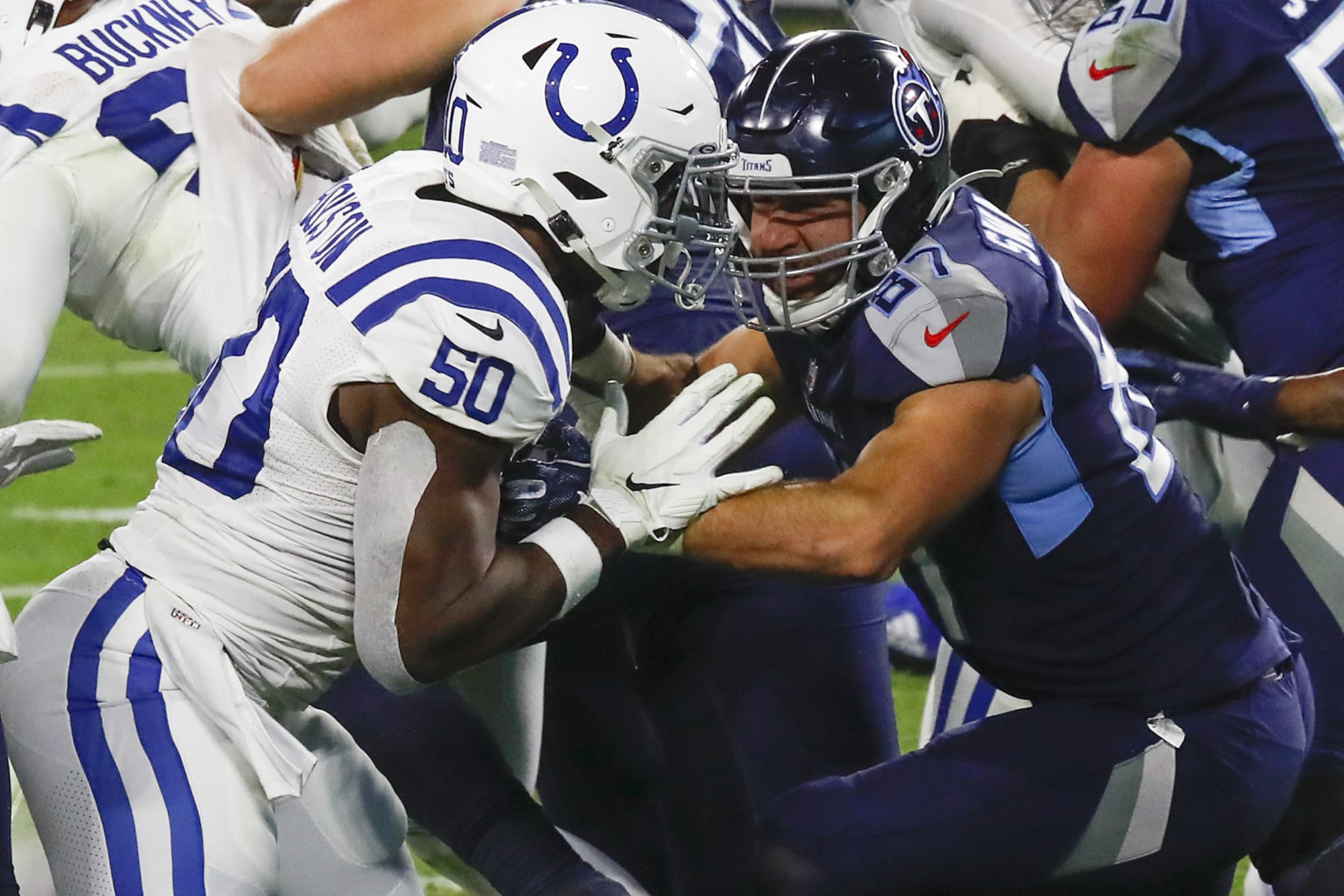 Tennessee Titans winners in weeek 10 loss to Colts