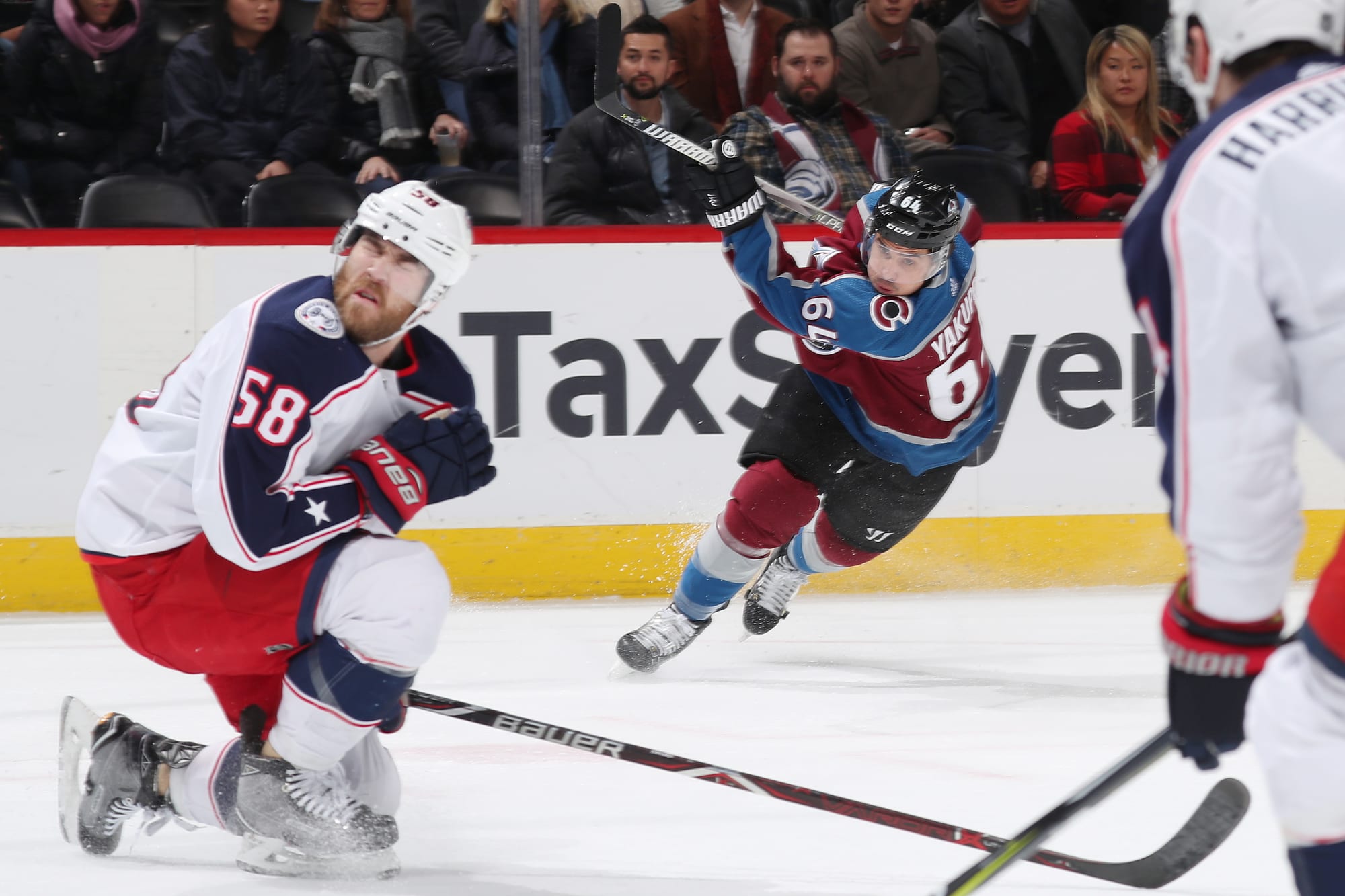 Columbus Blue Jackets Play One Period of Hockey Against Avs