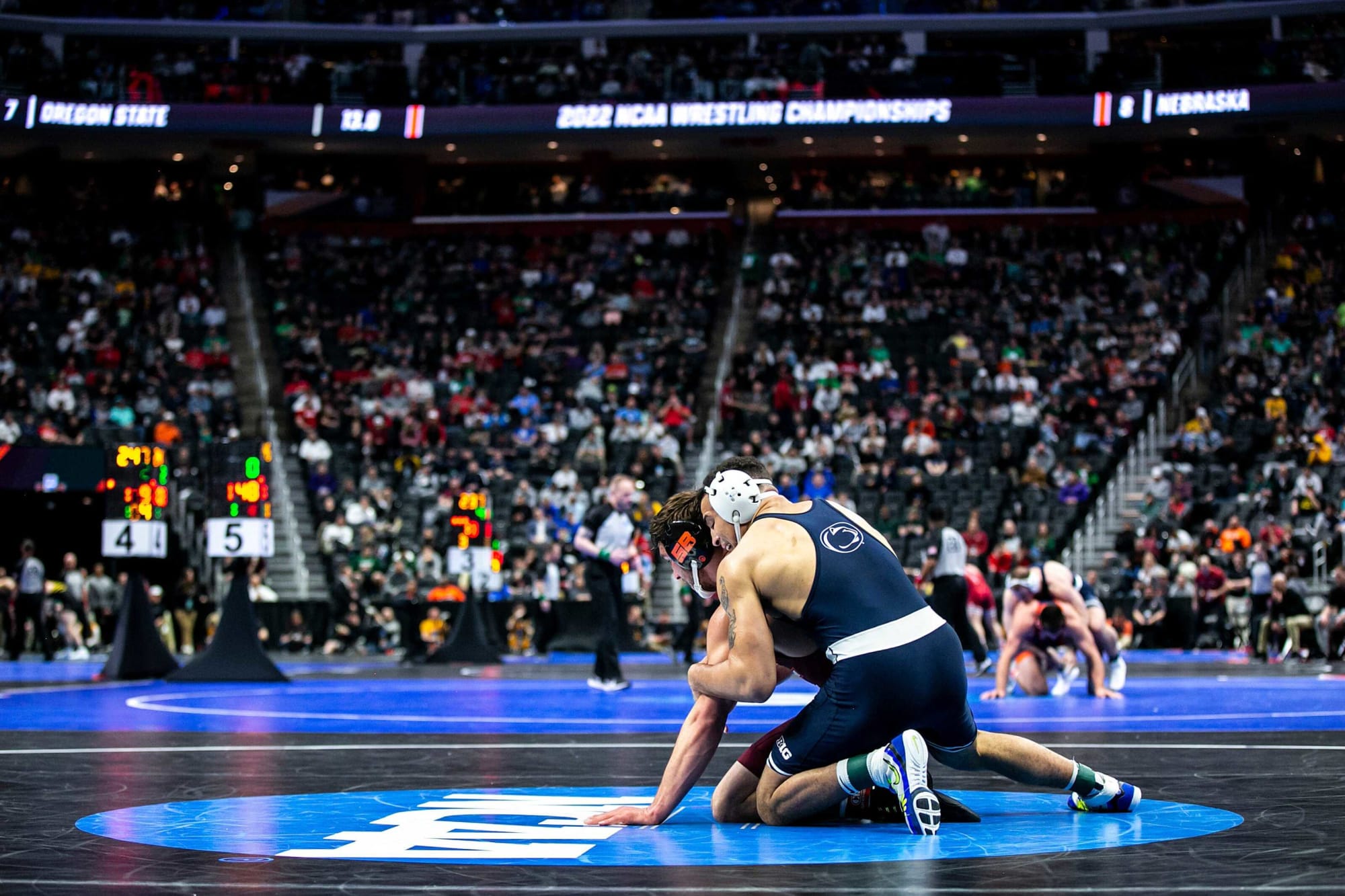 Penn State Wrestling Nittany Lions flex their muscles in National