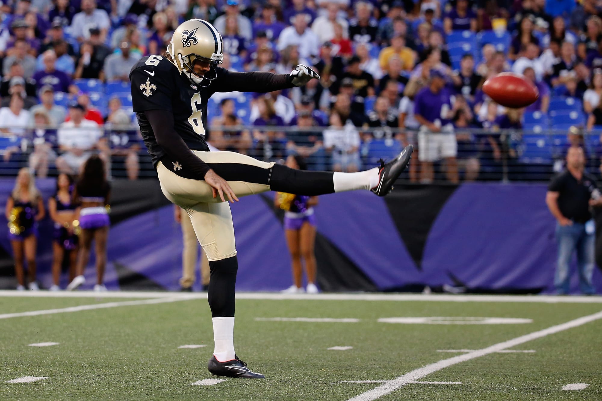 Saints punter is on pace to break a record that has stood for 76 years