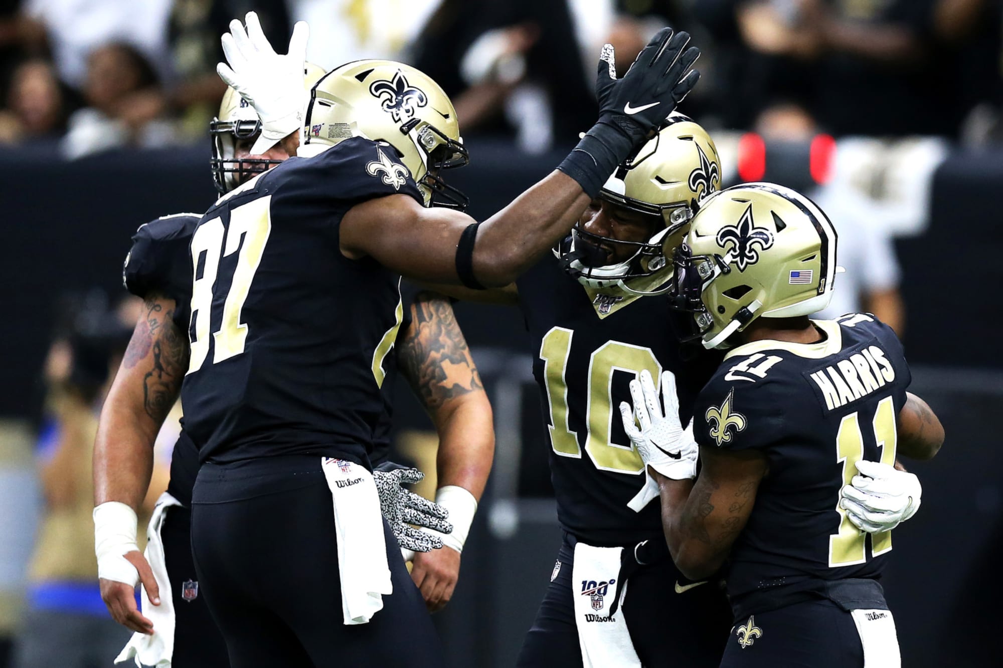 New Orleans Saints 3 possible WR depth chart combos as FA continues