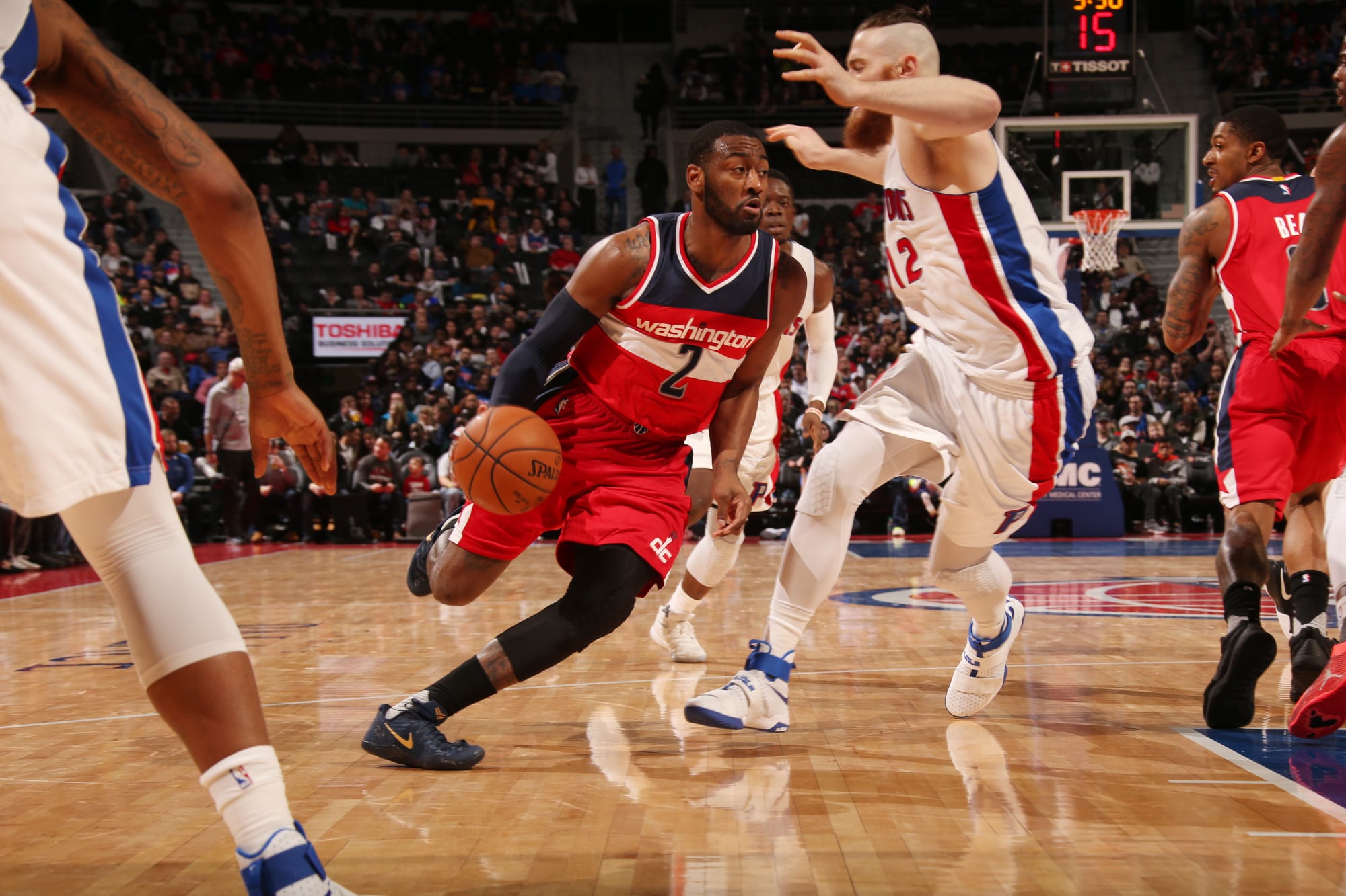 Washington Wizards Game Preview Wall and Beal Pistons.
